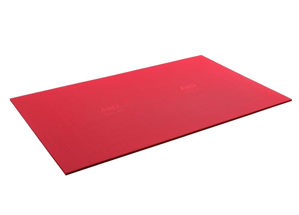 Mind Reader All Purpose 6mm PVC Extra Thick Yoga Mat with Carrying Strap,  Pink 