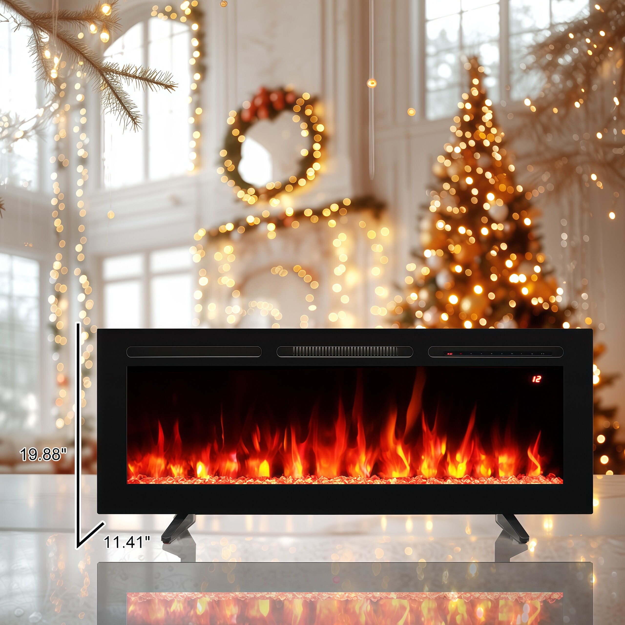 EASE-WAY LW05EF48W Electric-Fireplaces - View #2