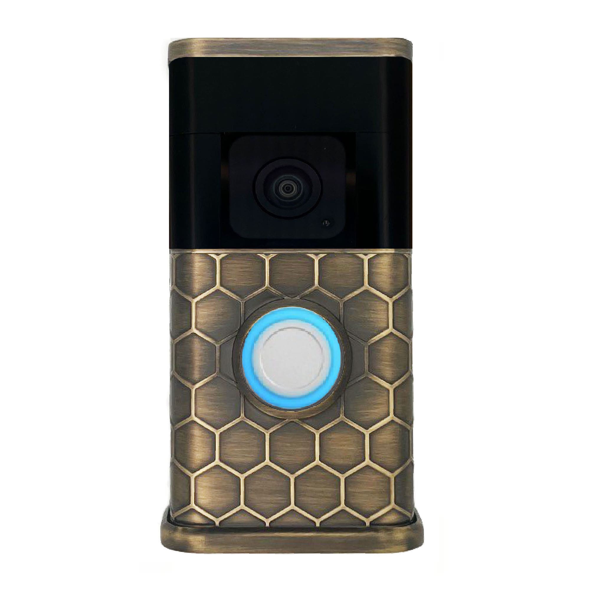 Michael Healy MHVR30022 Video Doorbell Decorative Covers (R3 Collection) Brown Doorbell skin