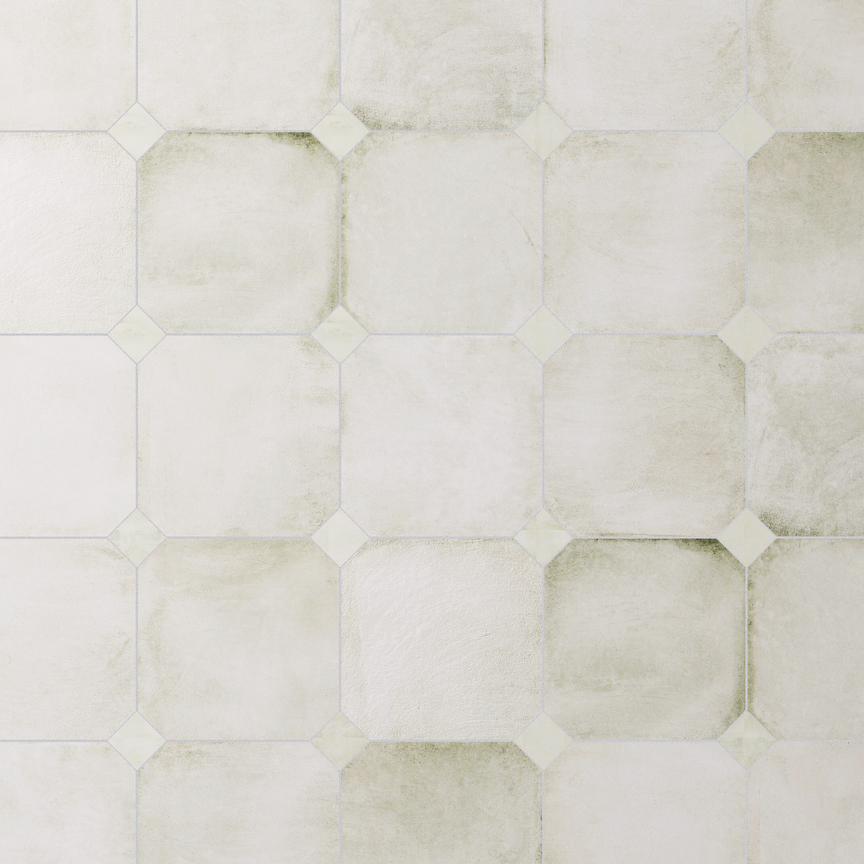Affinity Tile Laverton Octagon Nieve 8-in x 8-in Matte Porcelain Octagonal Floor and Wall Tile ( 10.75-sq ft Carton )