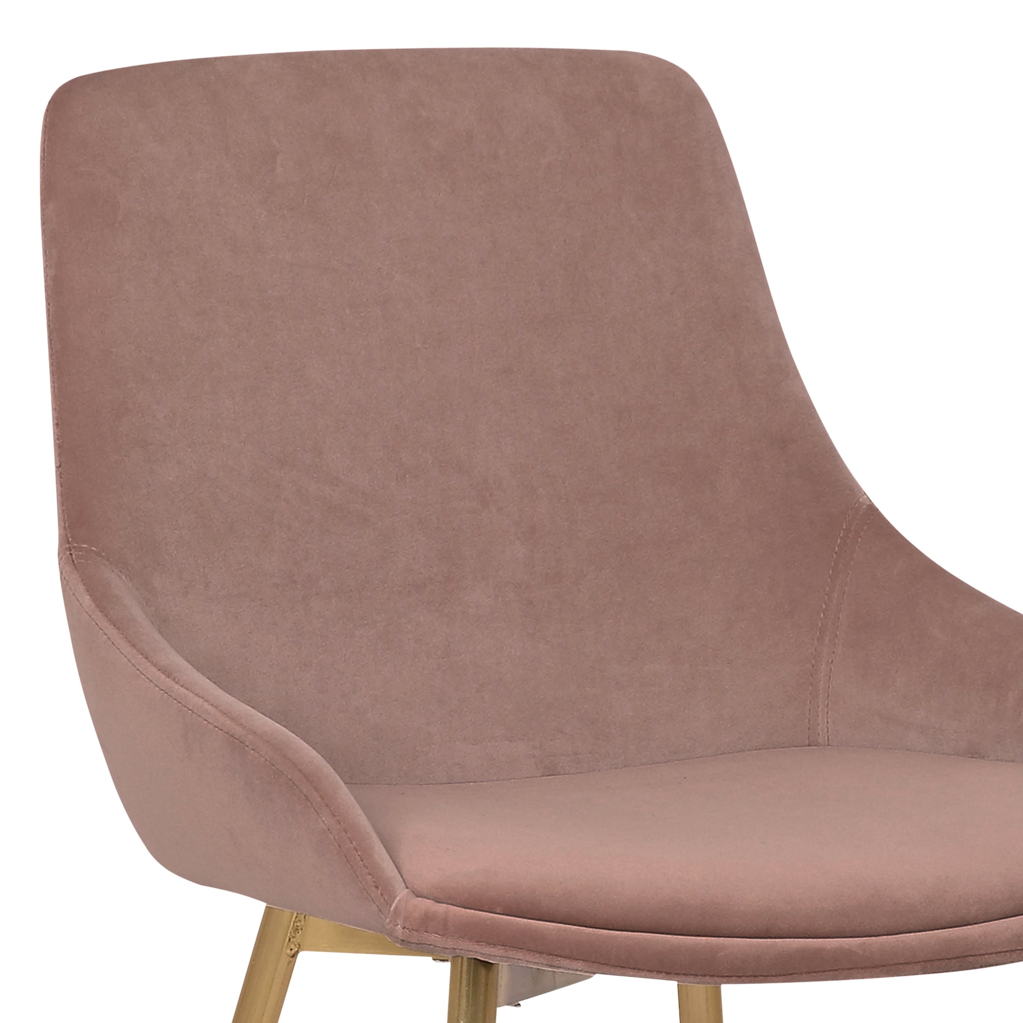 Armen Living LCHESIGLDPNK Dining-Chairs - View #8