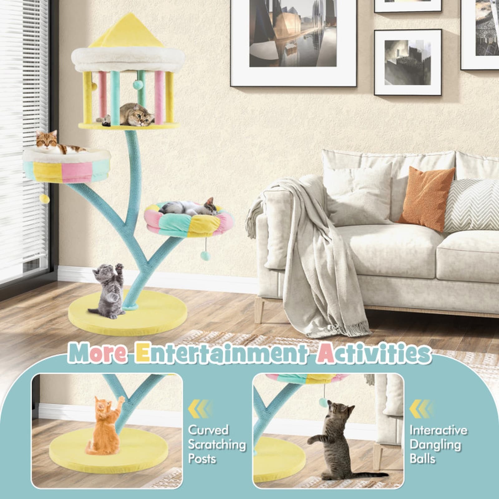 SUGIFT LW102SUGHY2845 Cat-Trees - View #6