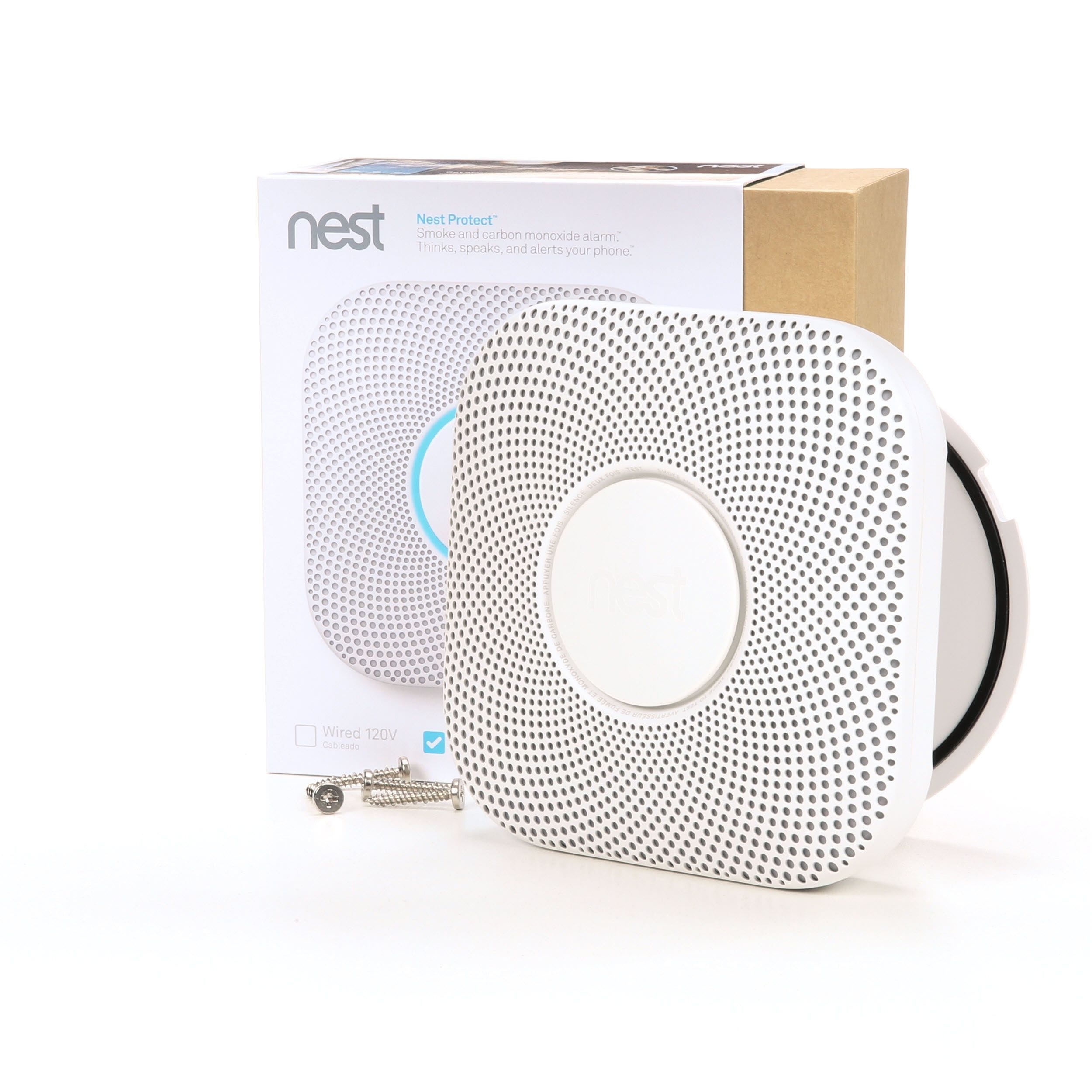 Details about   Google Nest Protect 2nd Gen Smoke/Carbon Monoxide Alarm Battery 2 Pack Smart 