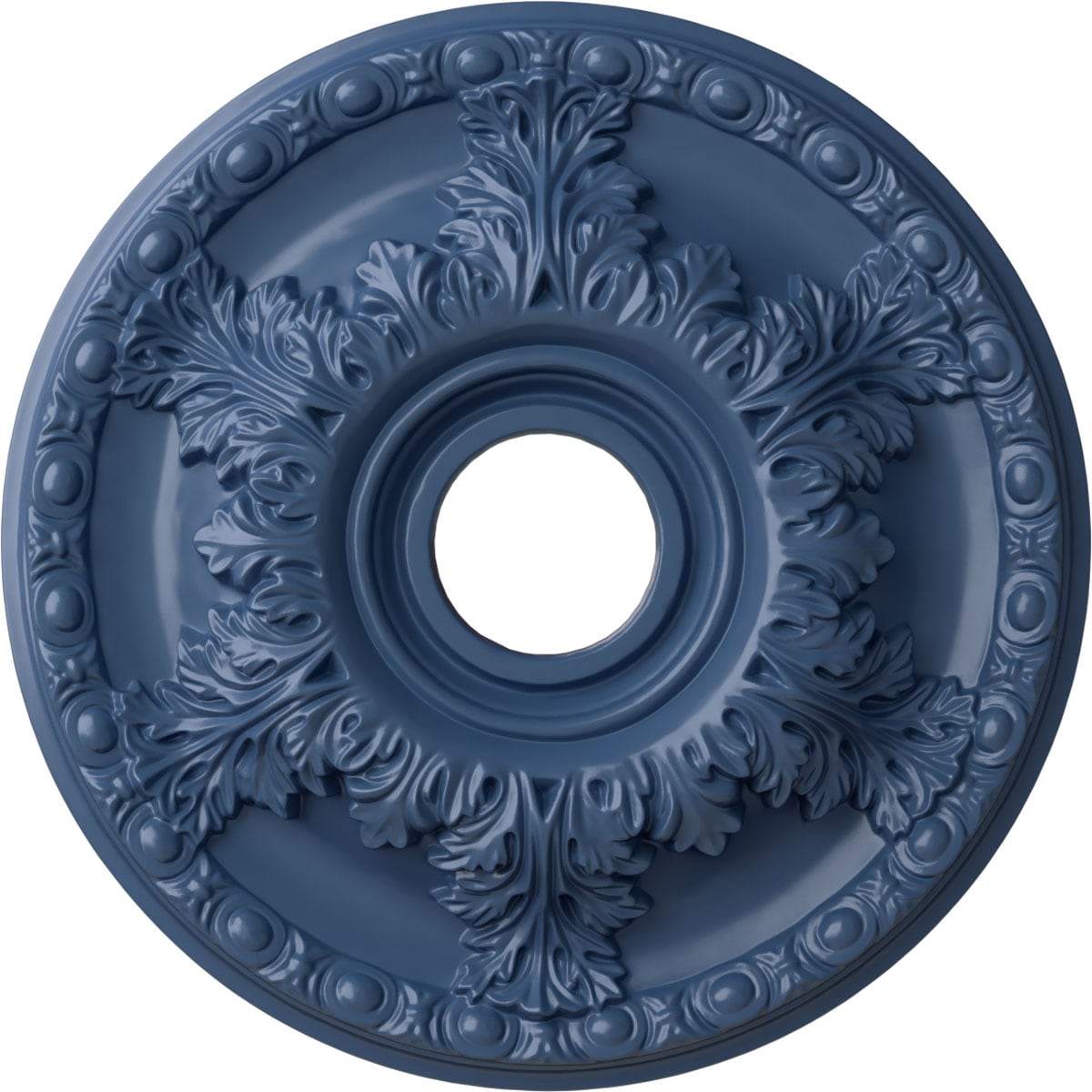 Ekena Millwork CM18GAAMF Granada 18-in W x 18-in L Painted Americana Polyurethane Whole Ceiling Medallion