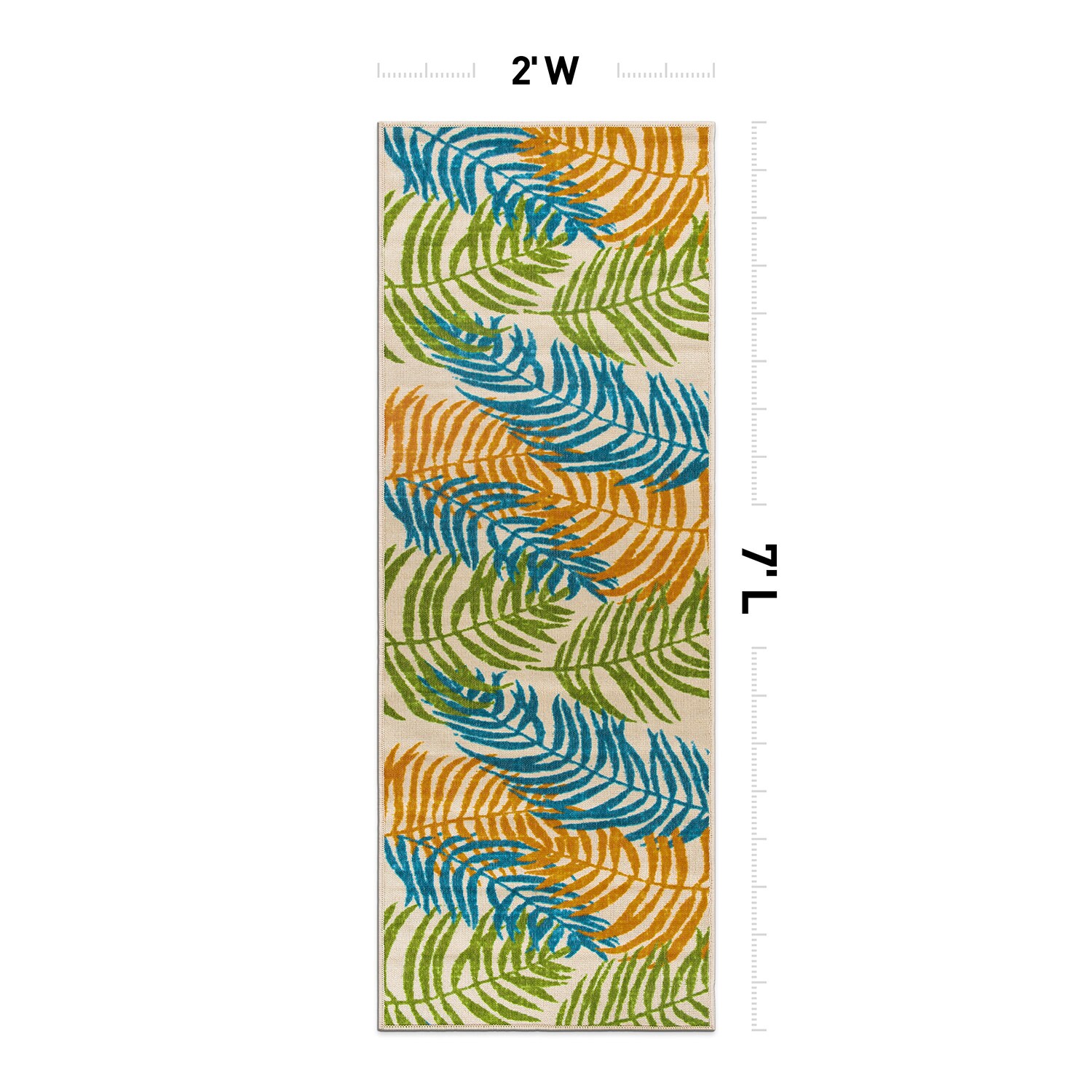 World Rug Gallery 9010MULTI2X7 rugs - View #4
