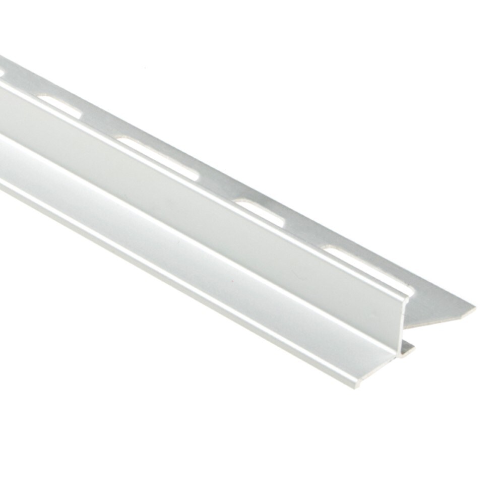 Schluter Systems IN110AE Indec 0.438-in W x 98.5-in L Satin Anodized Aluminum Aluminum Tile Edge Trim