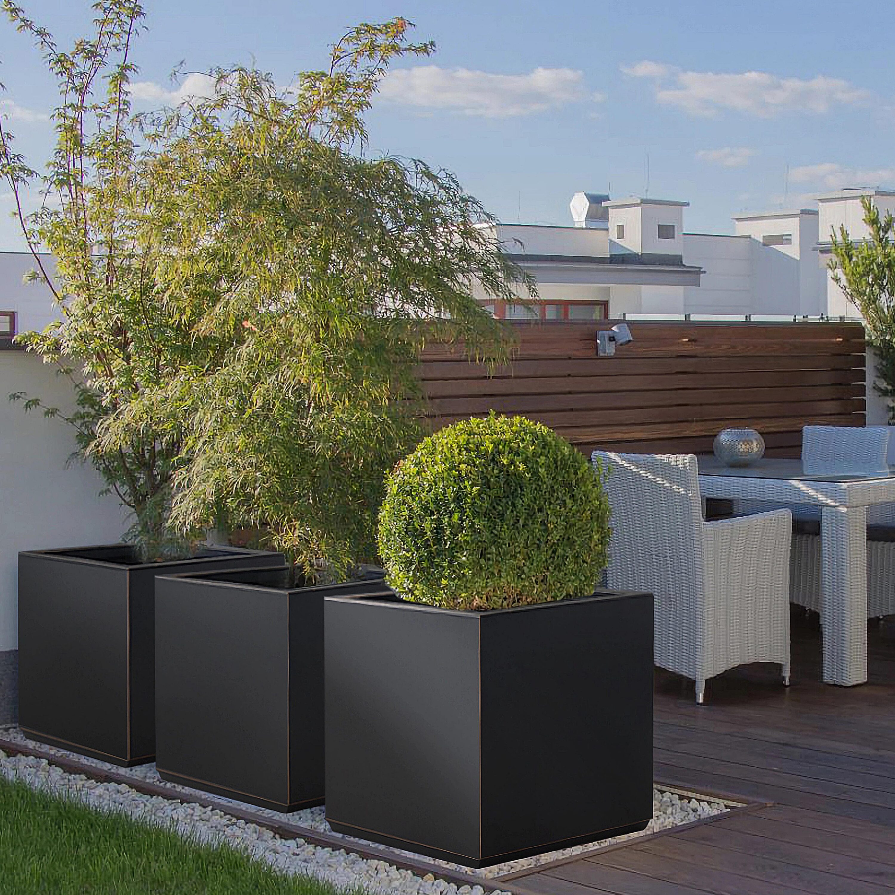 EDYO LIVING HCMP006-BLK Planter-Window-Box - View #3