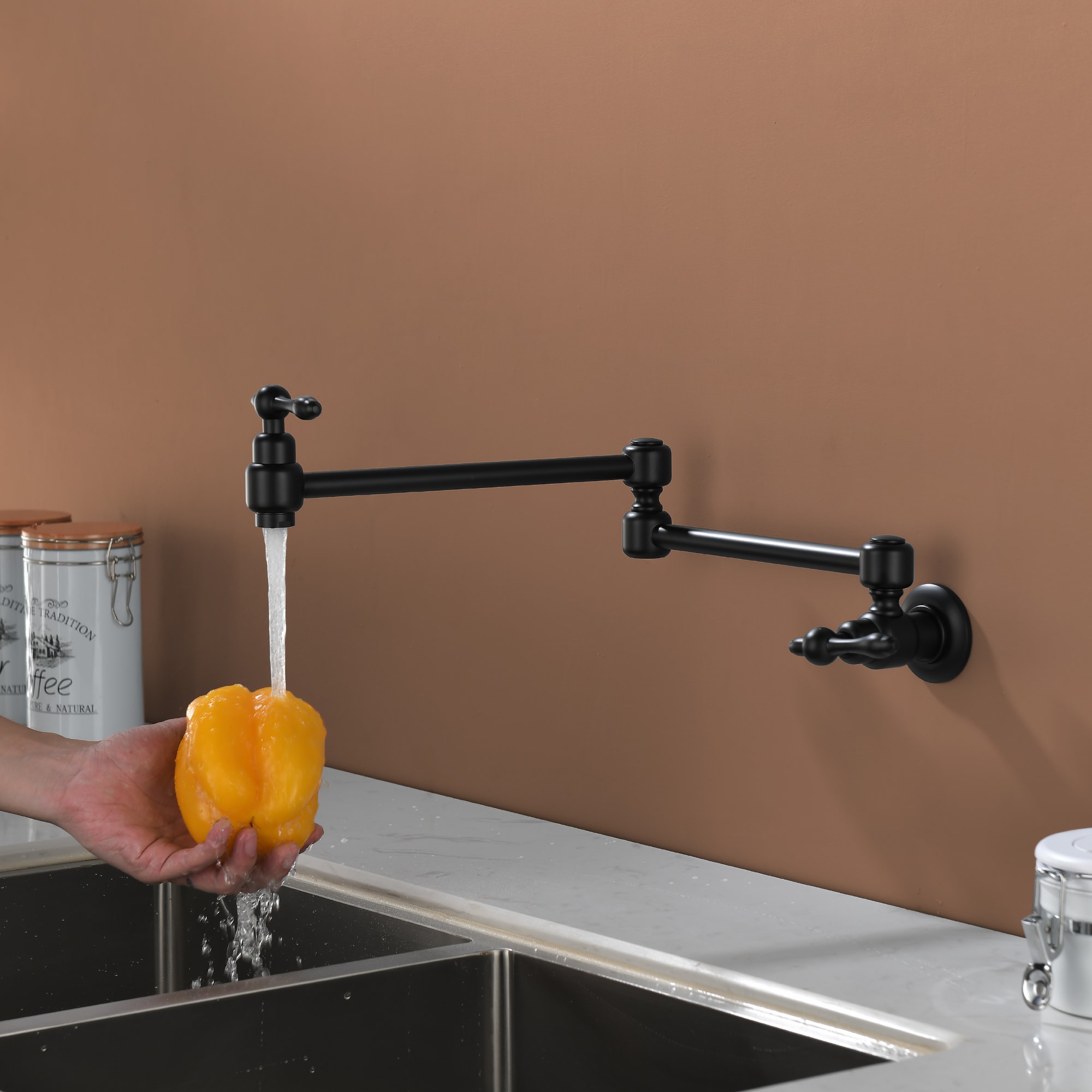 WELLFOR DTG-45PFMB Kitchen-Faucets - View #3