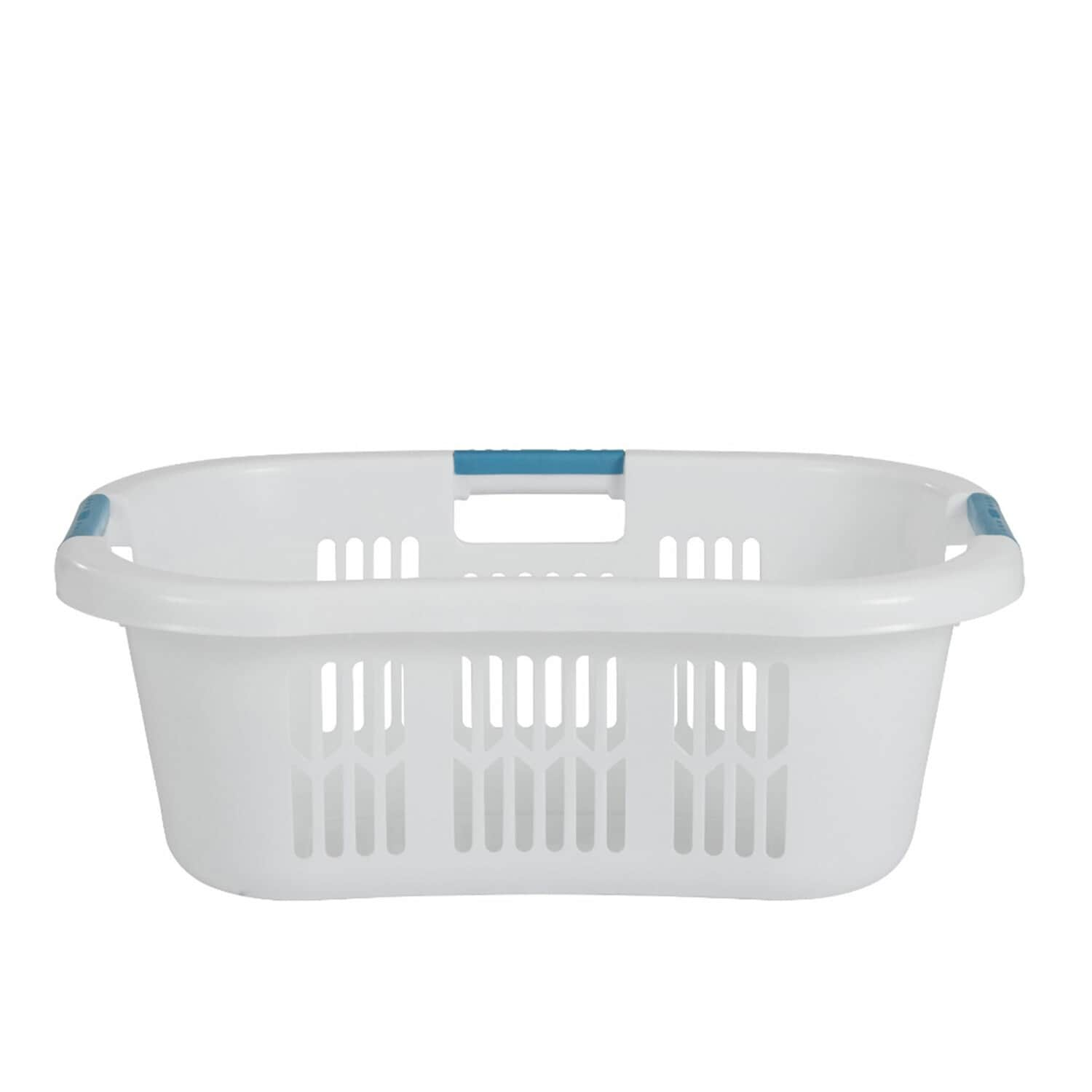 Rubbermaid White Plastic Laundry Basket 170155 at Lowes.com