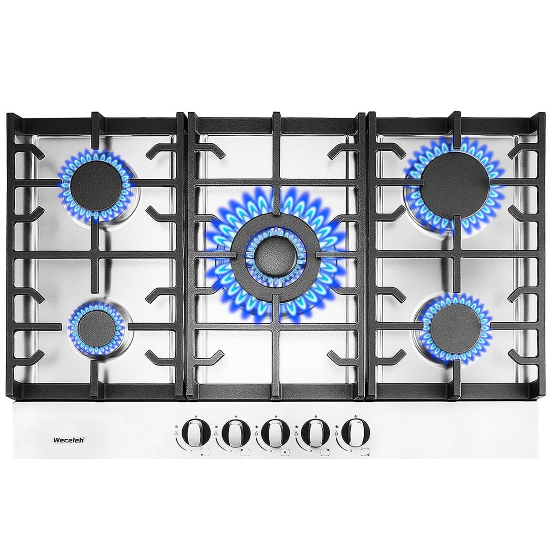 Maocao Hoom JLP146860 30-in 5 burners Stainless steel Gas Cooktop