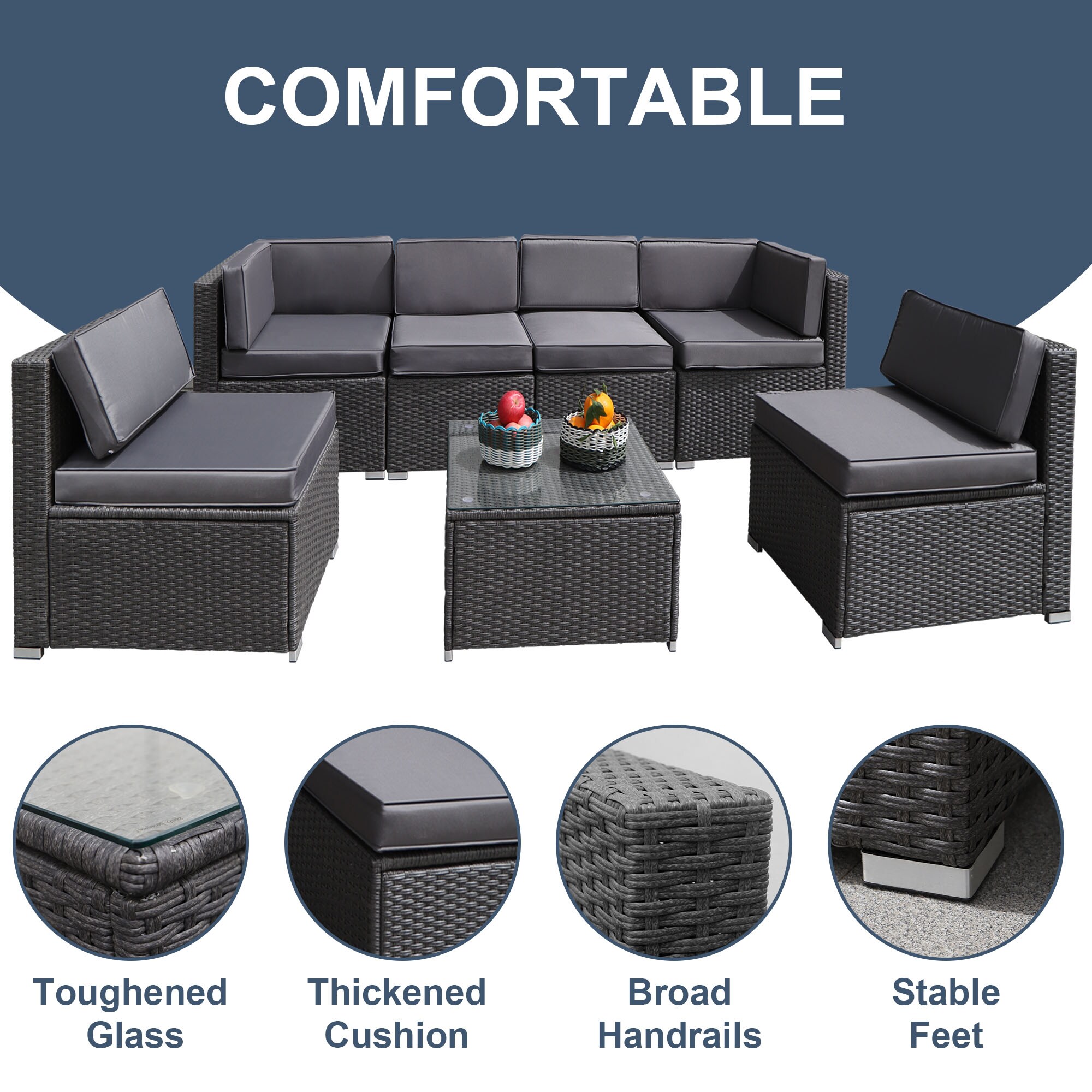 Bayfeve BF-0012PG Patio-Conversation-Sets - View #7