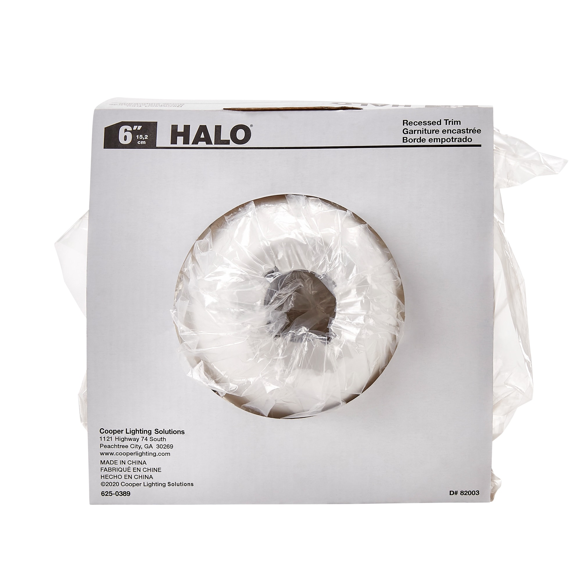 Halo 6-in White Eyeball Recessed Light Trim in the Recessed Light