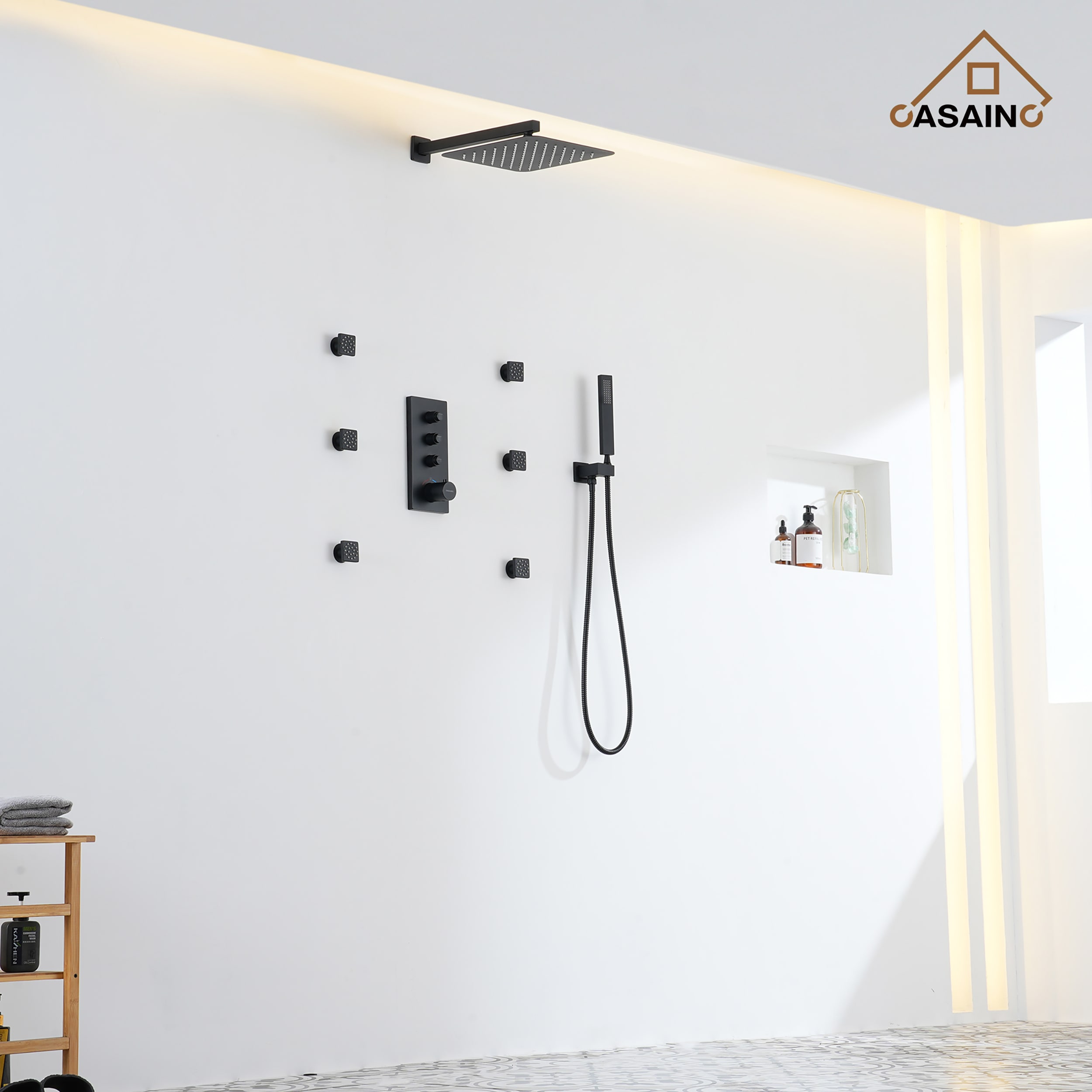 CASAINC CA-102009EB-2 Showerhead-Bar-Panels - View #3
