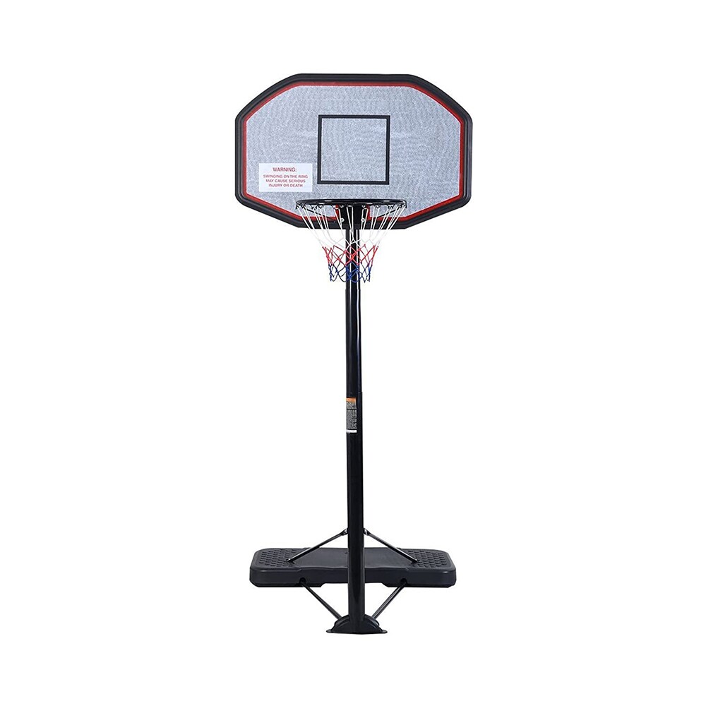 Best Choice Products Kids Height-Adjustable Basketball Hoop, Portable  Backboard System w/ 2 Wheels - White