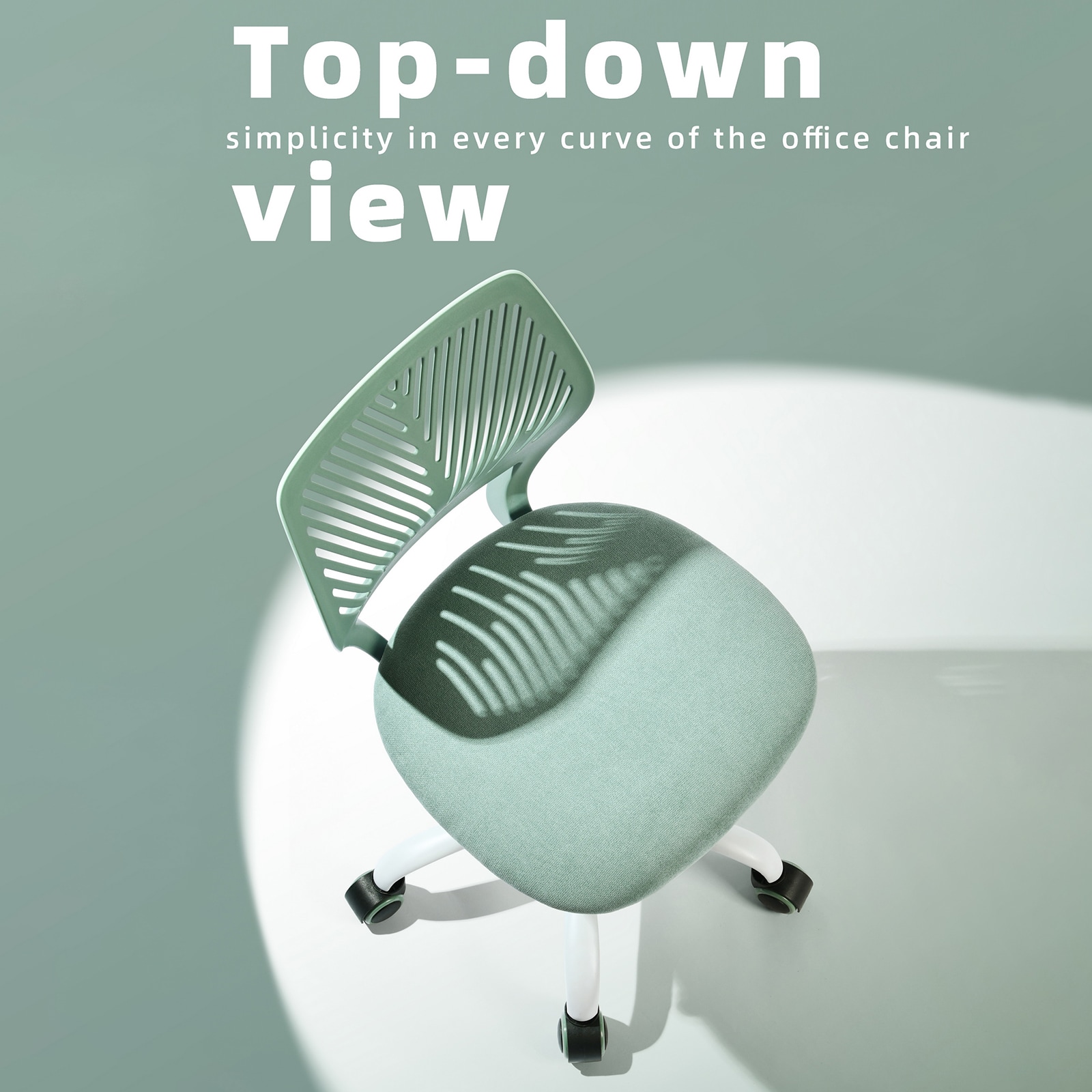 Homy Casa CARNATION AQUA VNEW Office-Chairs - View #7