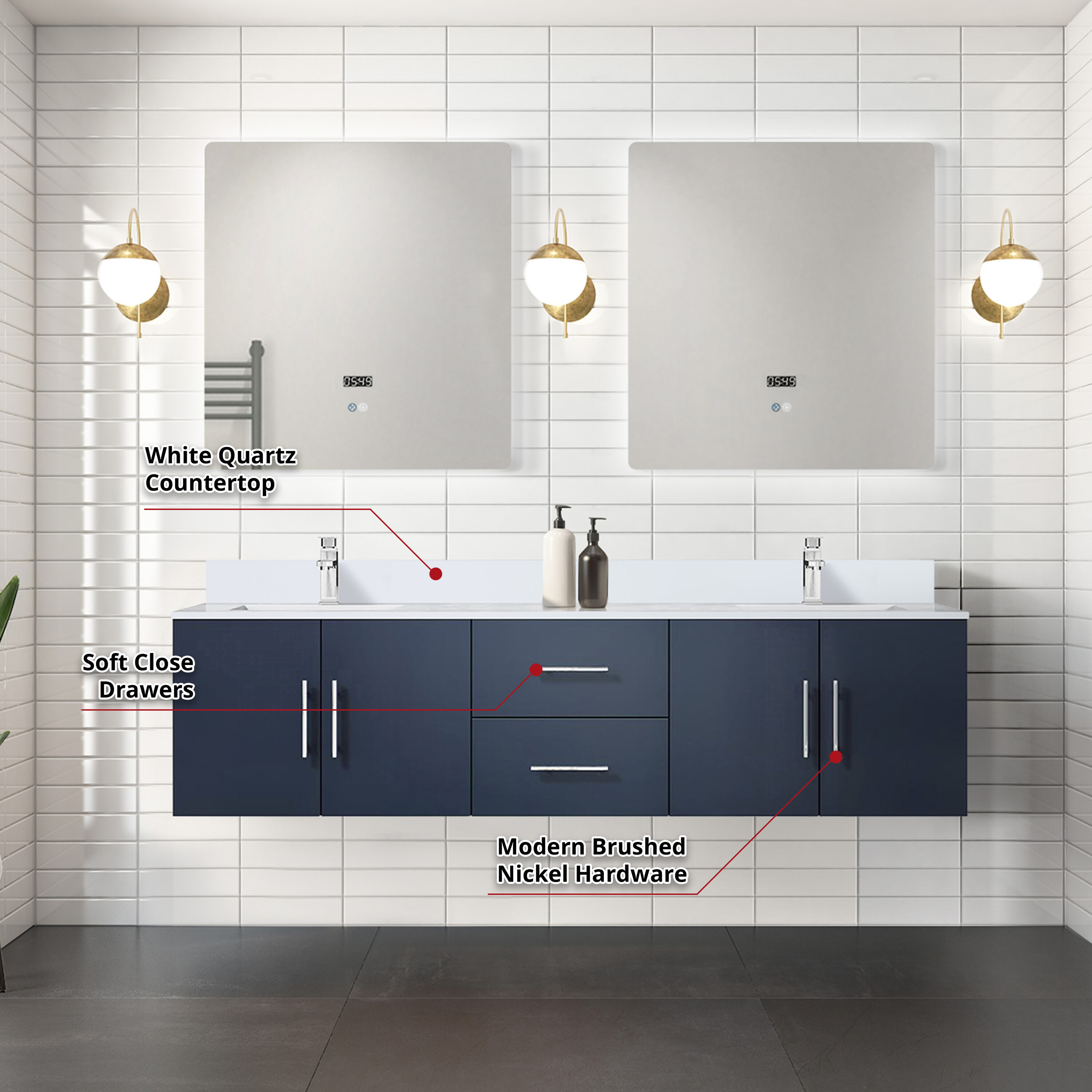 Lexora LVG72DE210 Bath-Vanity-Combo - View #5