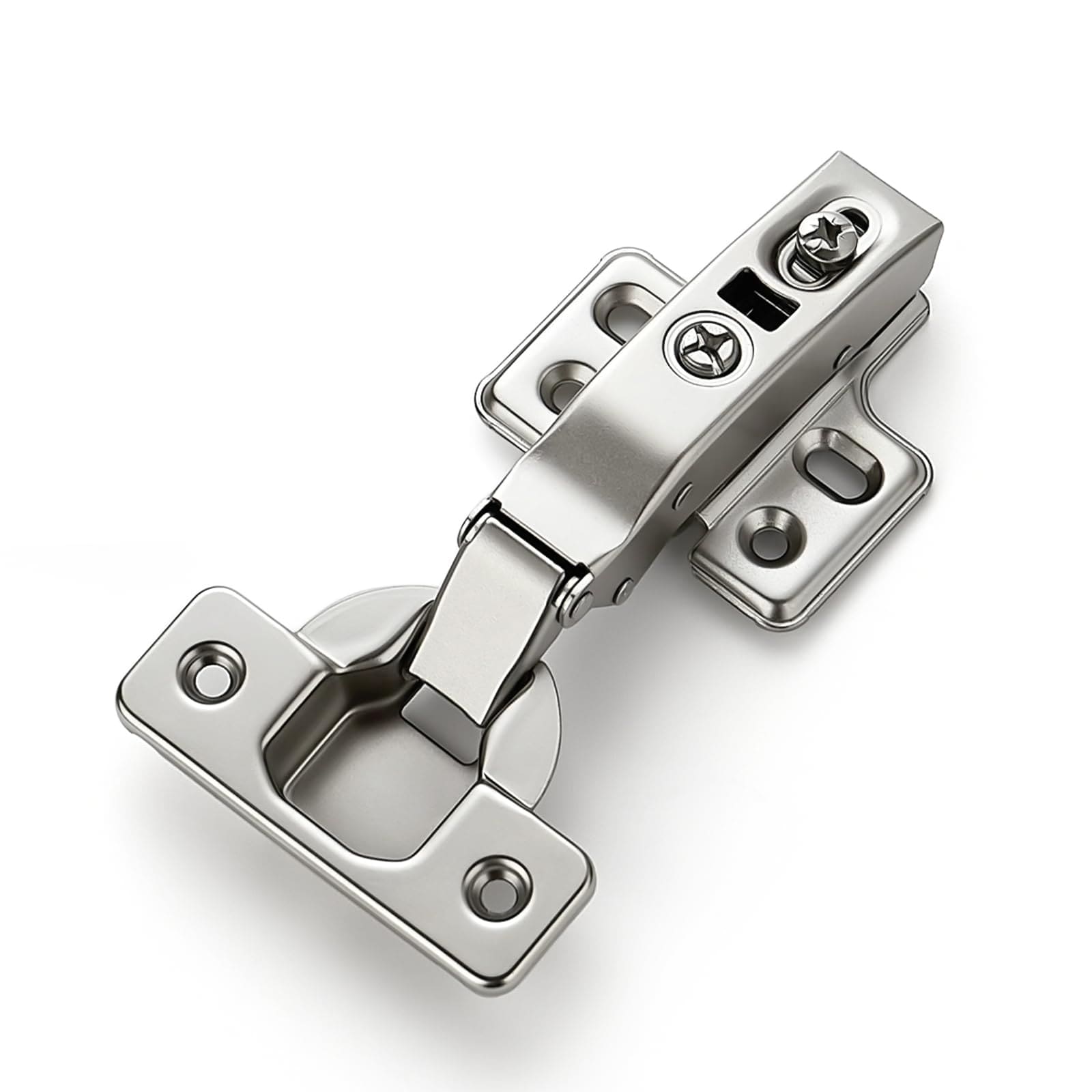 Aoibox  5 Pairs 10 Pack European Full Overlay Soft Close Cabinet Hinges Concealed Heavy-Duty Frameless Adjustable Cupboard