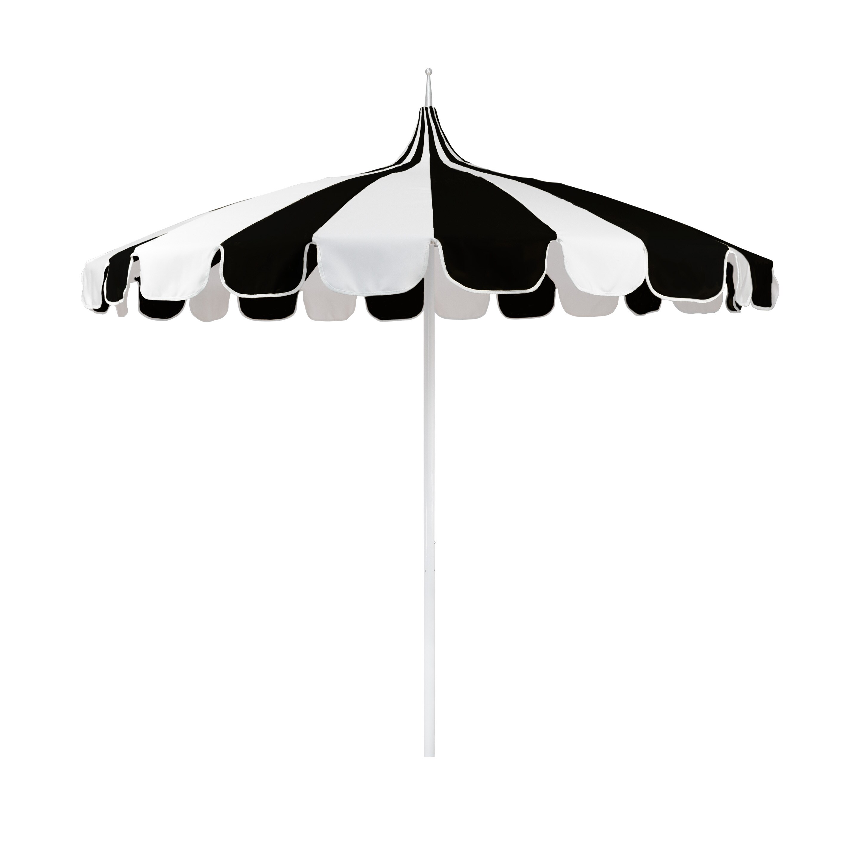 California Umbrella 194061474655 8.5-Feet Aluminum Black Market Patio Umbrella