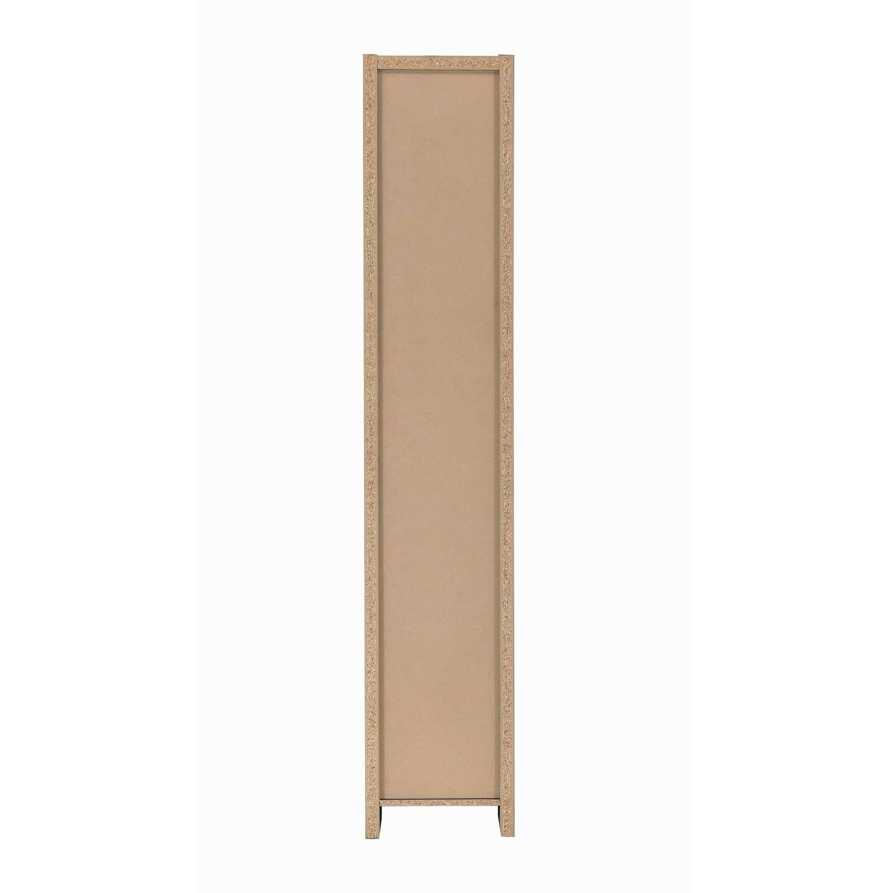 Tall Dark Brown Wood Corner Bookcase with 9 Shelves