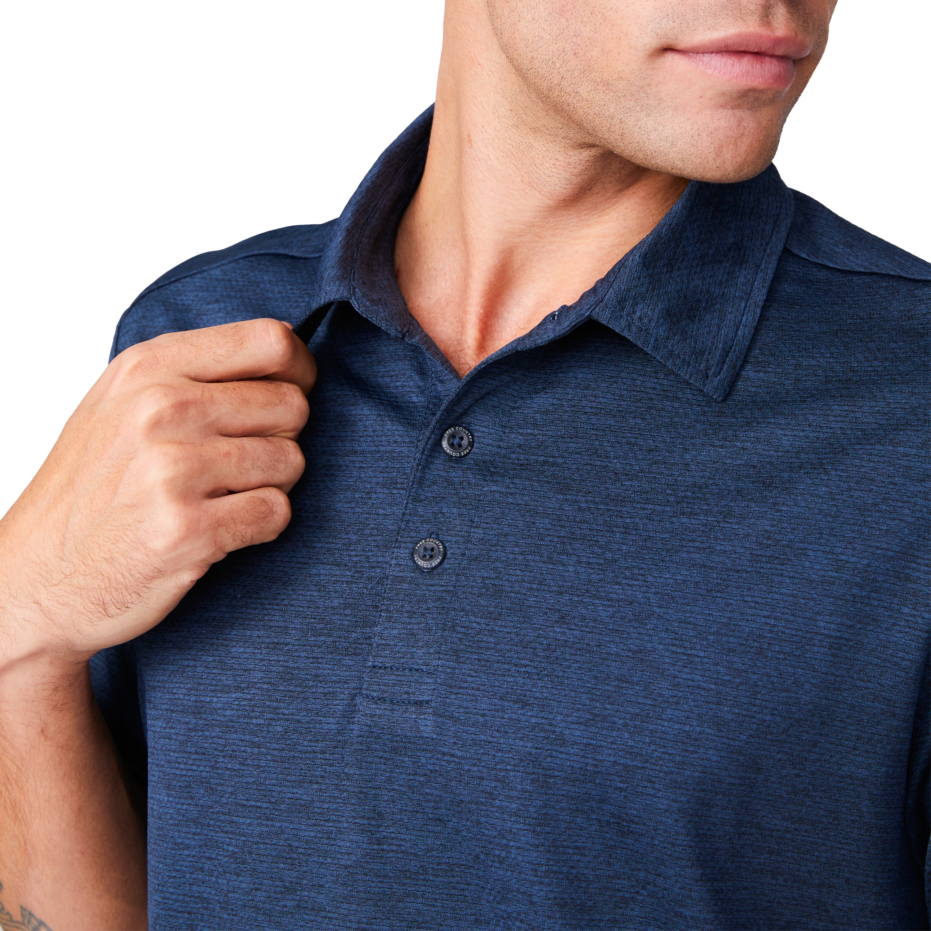 Free Country SZSMAS5410-NAVY-M Tops-Shirts - View #2