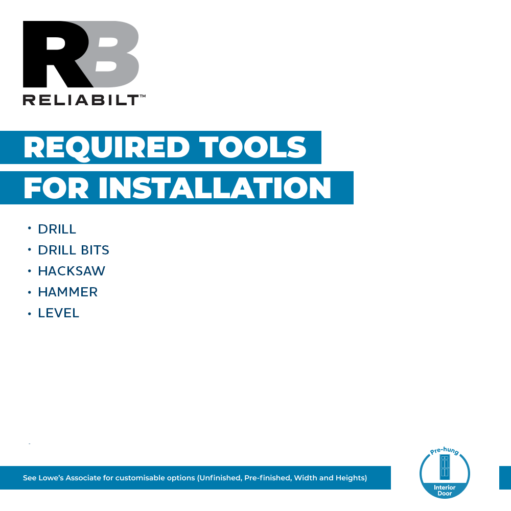 RELIABILT 524498 Bifold-Closet-Door-Hware-Kits - View #7