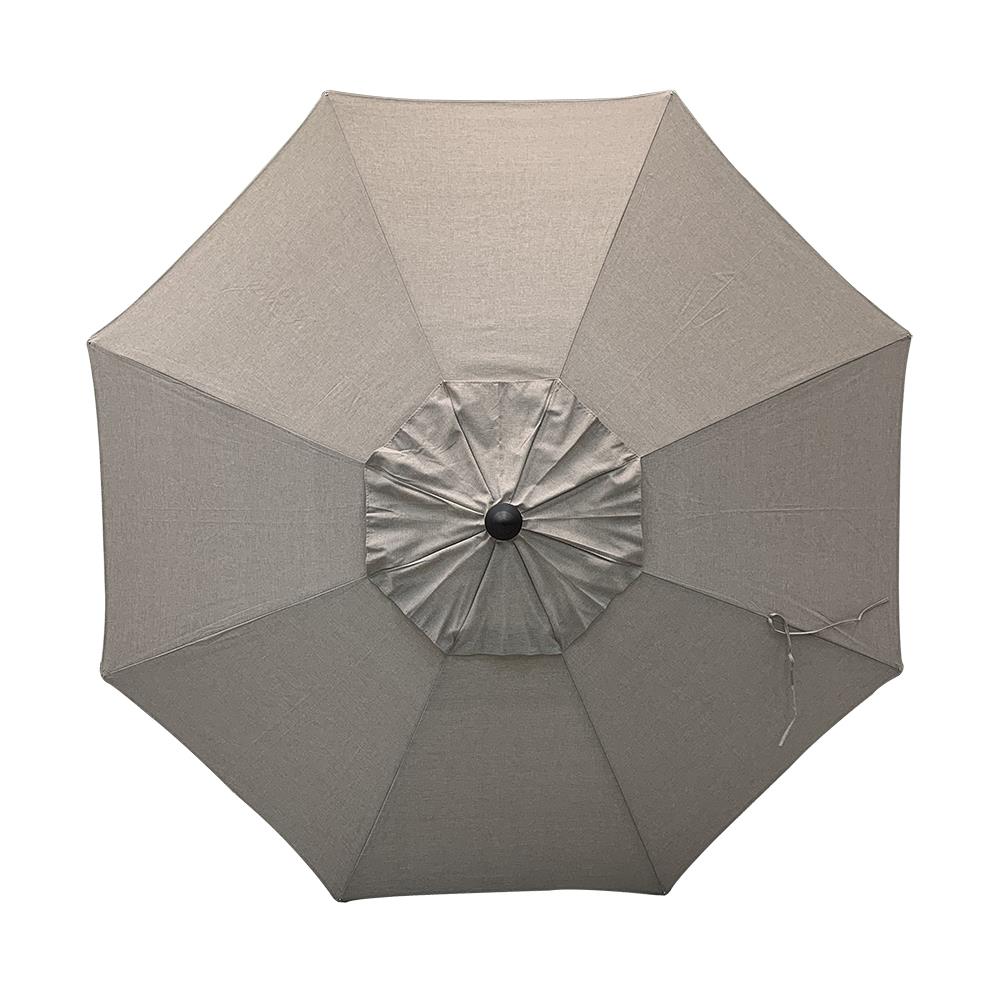 SimplyShade 9-ft Aluminum Greige Slide-tilt Market Patio Umbrella with ...