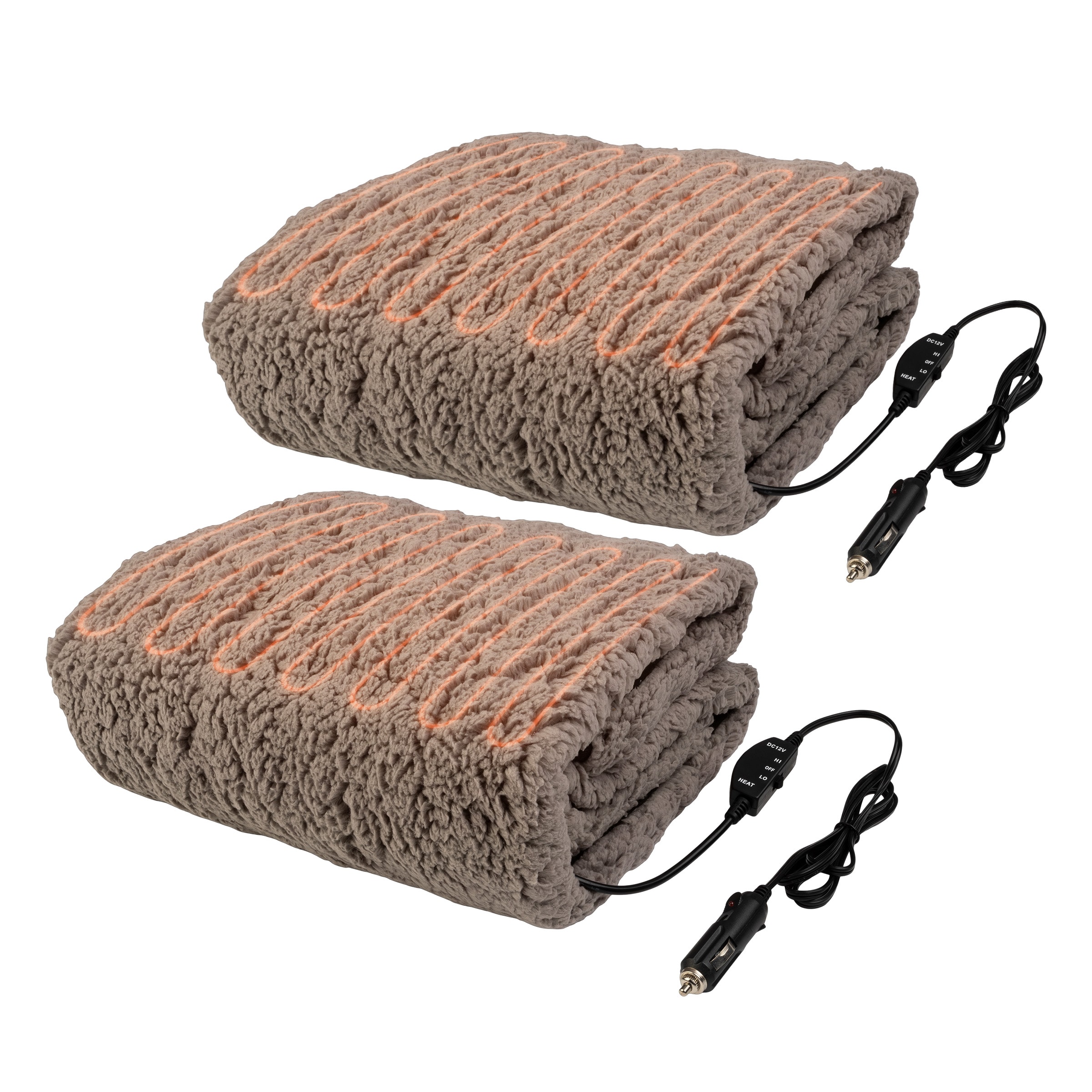 Travel Blanket Electric Heated Mat Super Cozy Snuggie Blanket