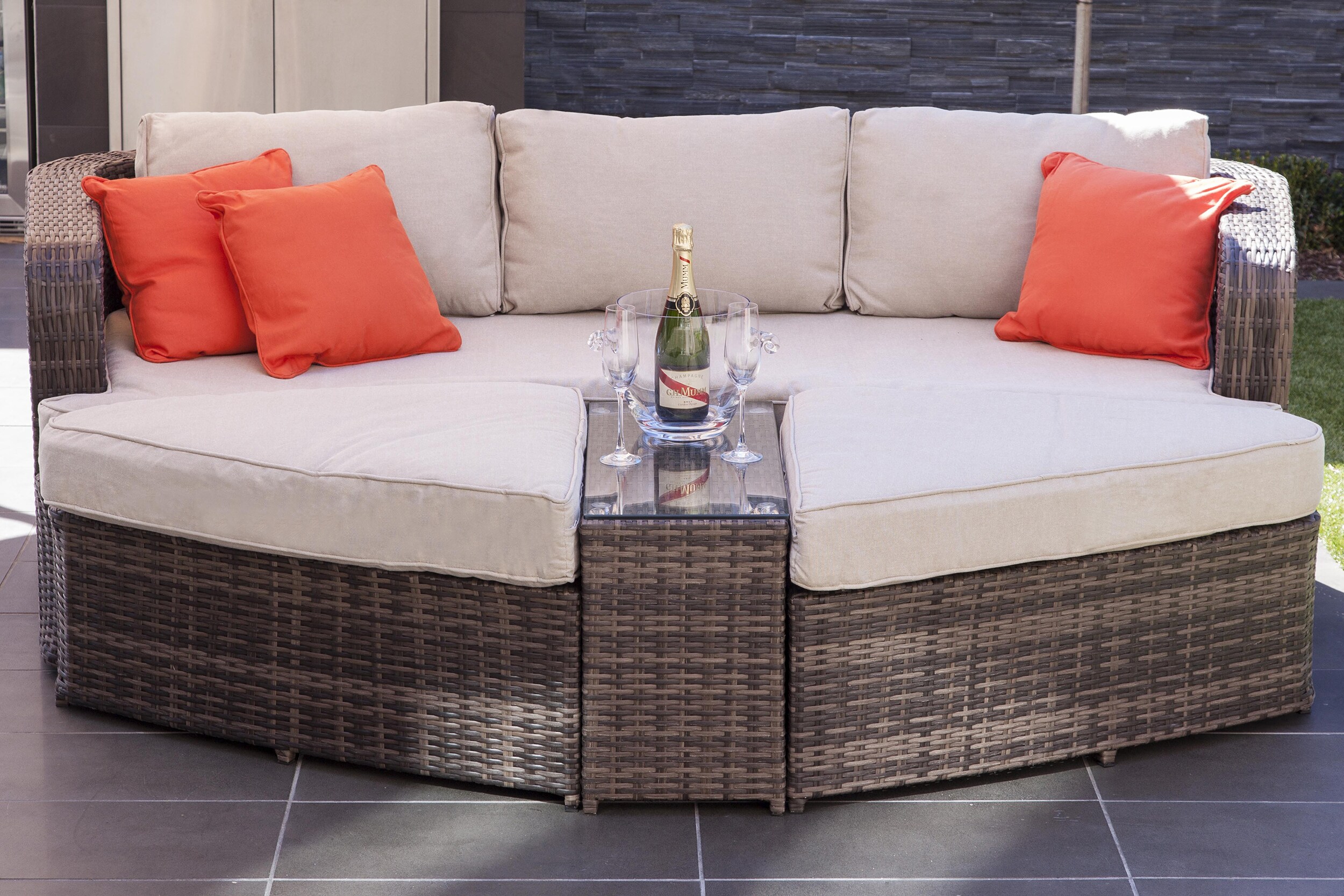 Moda Furnishings CMAL-1202-BR Patio-Conversation-Sets - View #11