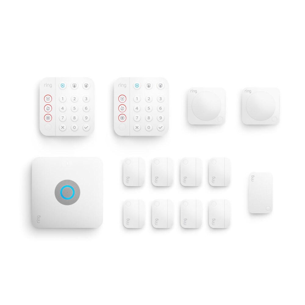 Ring Alarm Pro Wireless Security System, 14 Piece Kit with Built-in Wifi Router (2nd Gen)
