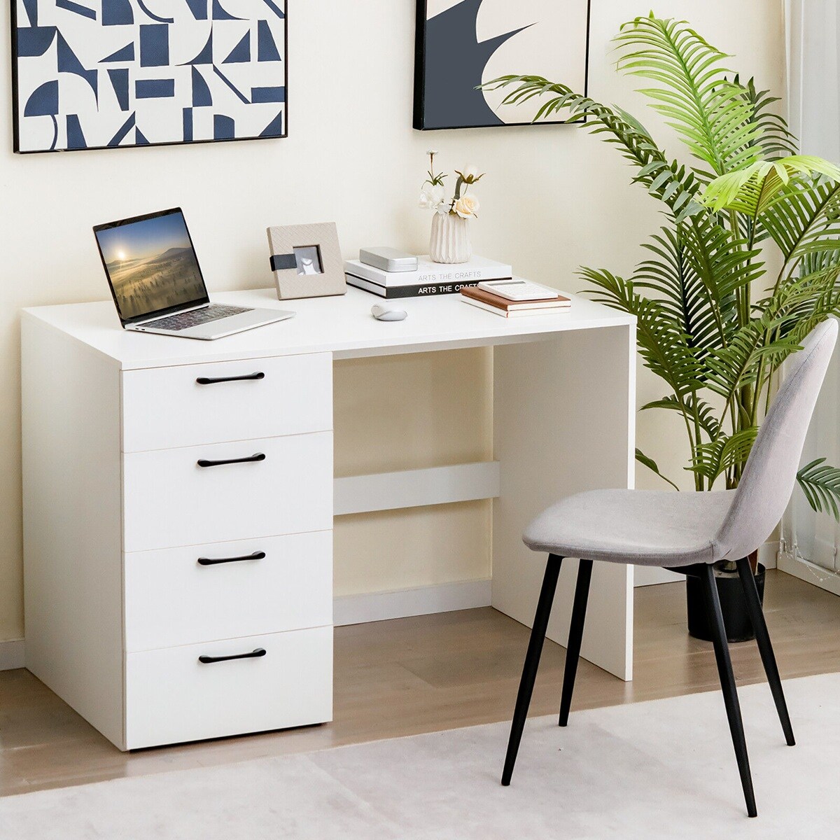 Costway CB10435WH+ desks - View #2
