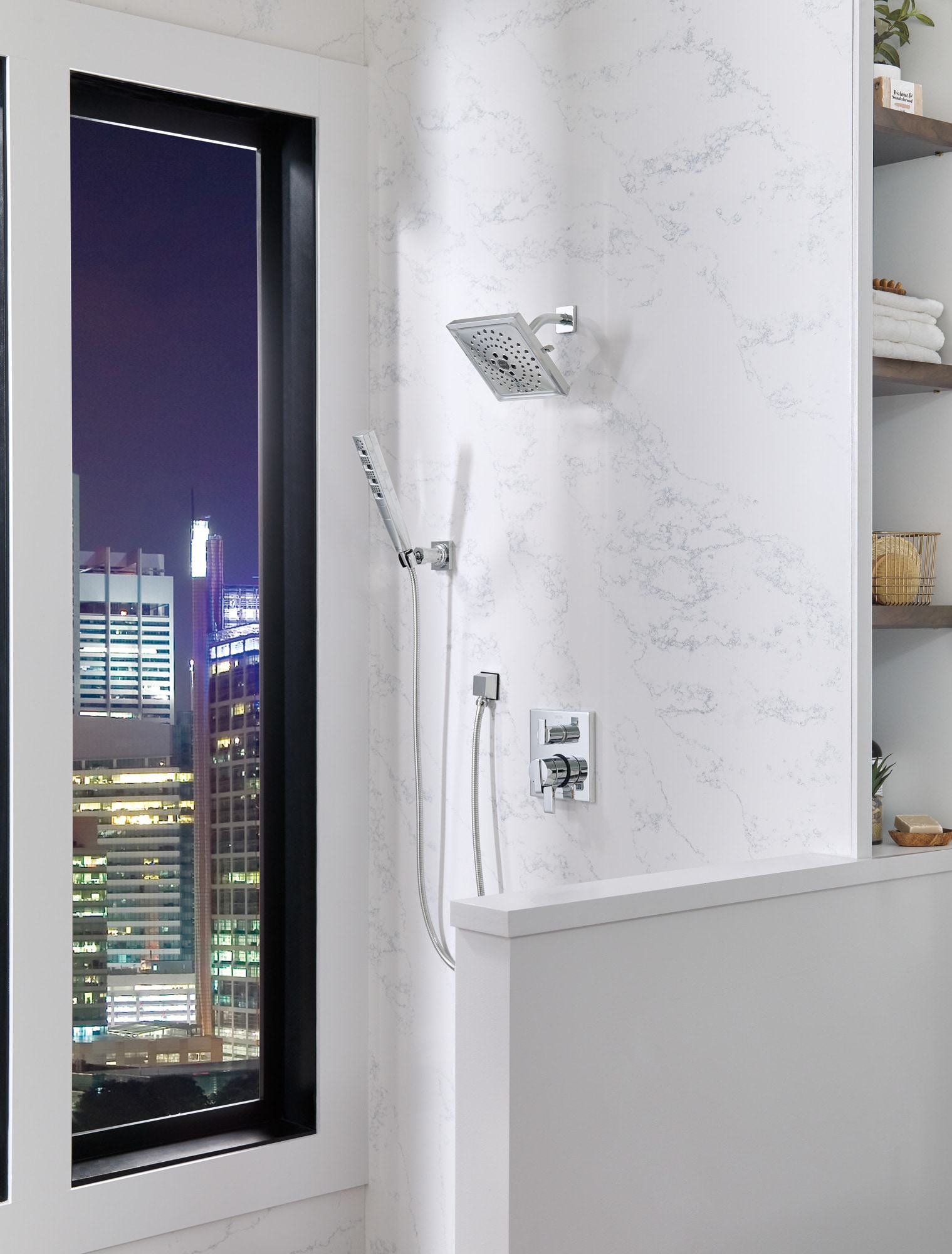 Delta T27967-BL Bath-Shower-Facc - View #2