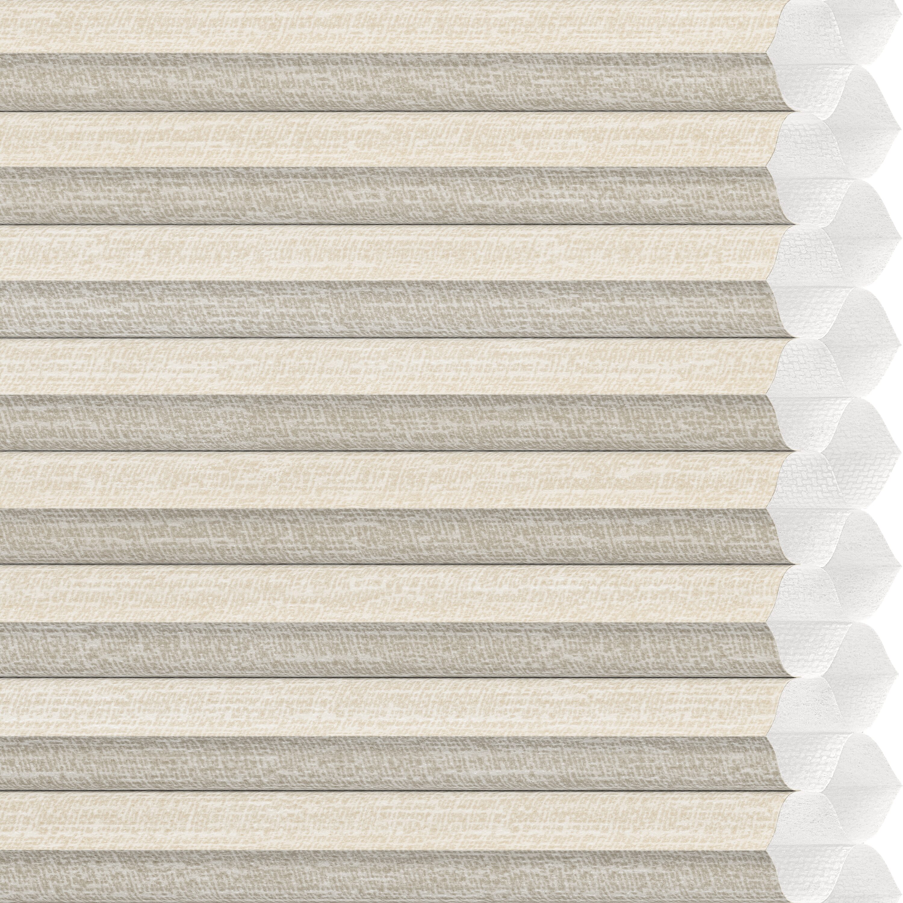 LEVOLOR 511561 Crosshatch Biscotti Light filtering Polyester 1/2-in Double Cellular shade swatch