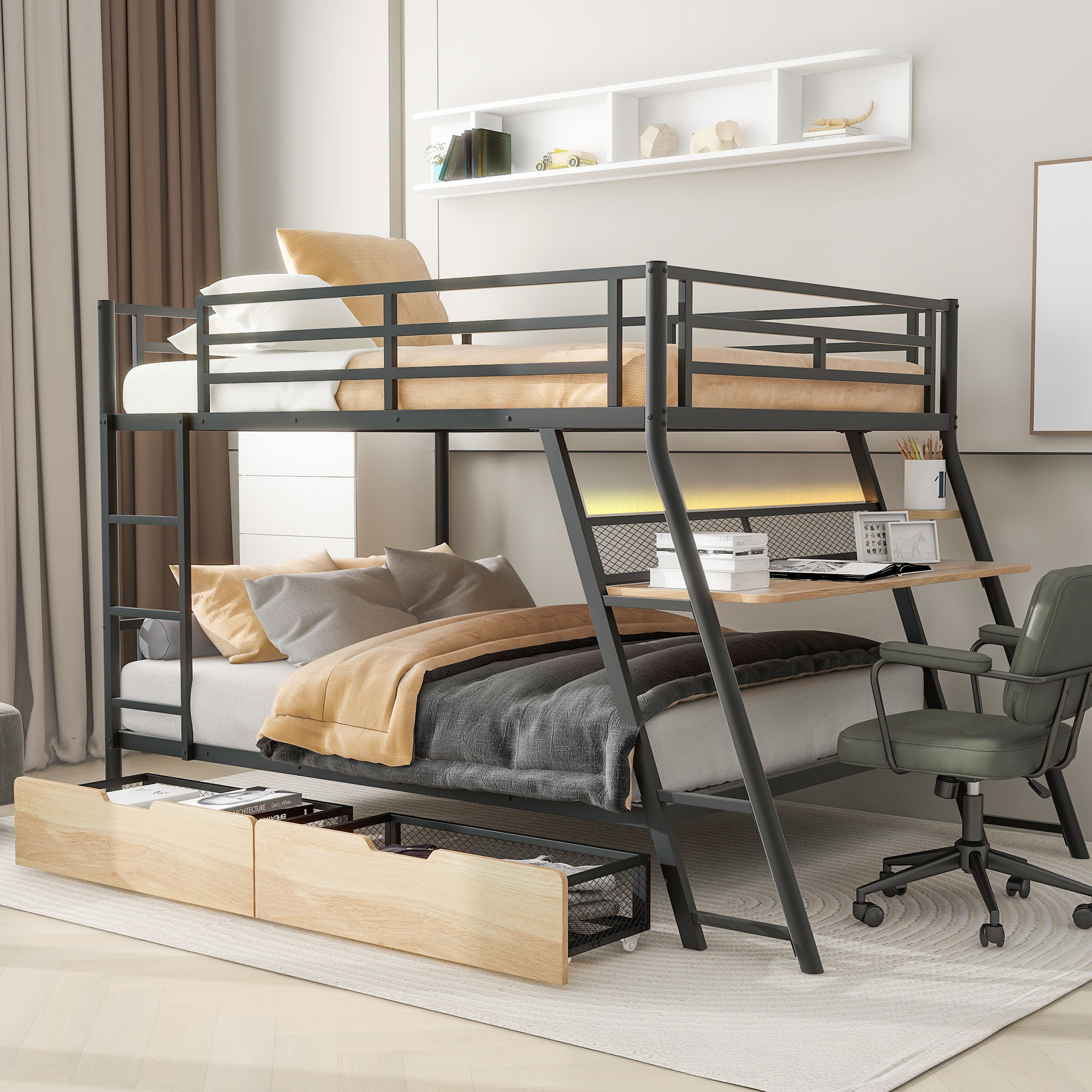 ModernLuxe GX001517AAB Bunk-Beds - View #9