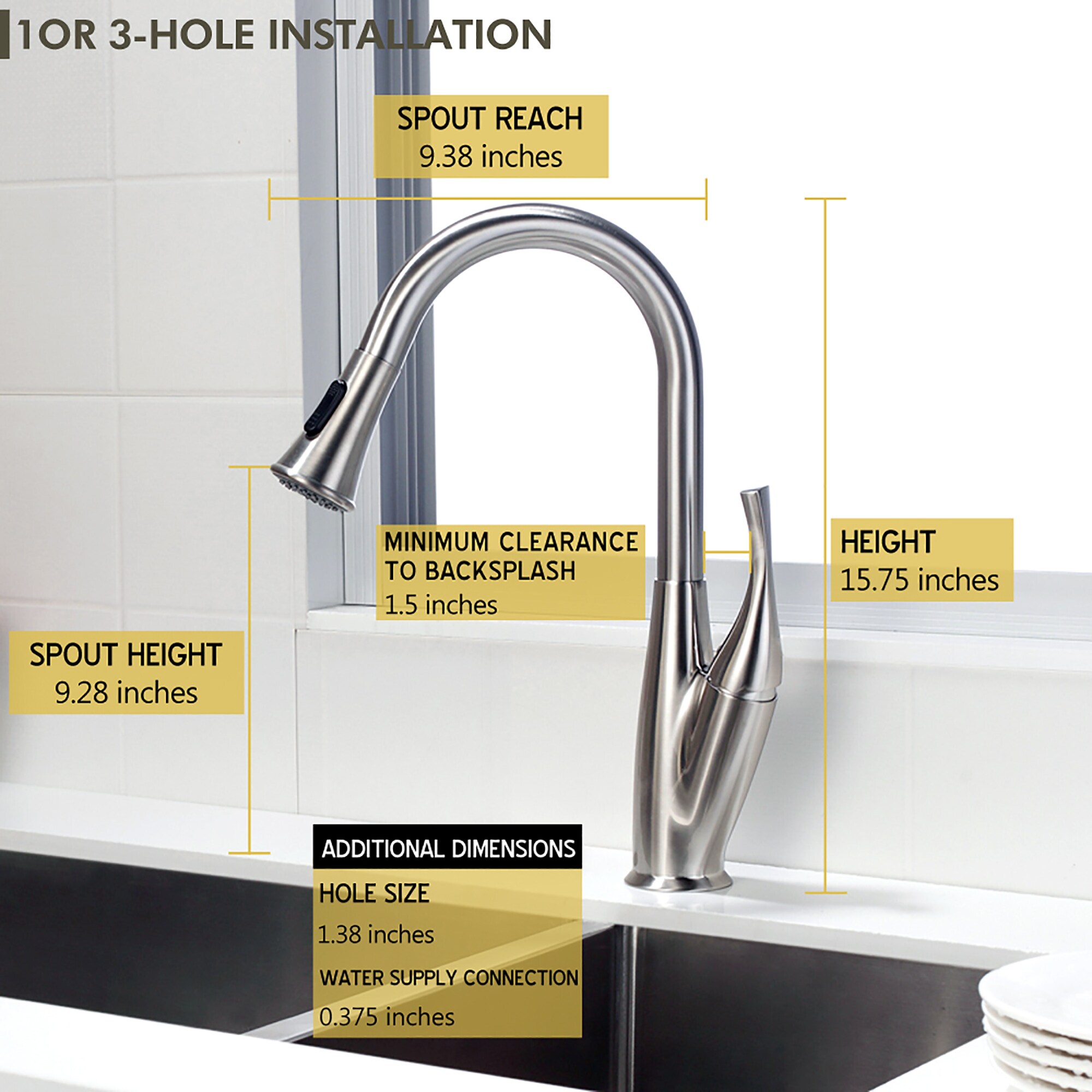 Lordear LD-SLC16088 Kitchen-Faucets - View #7