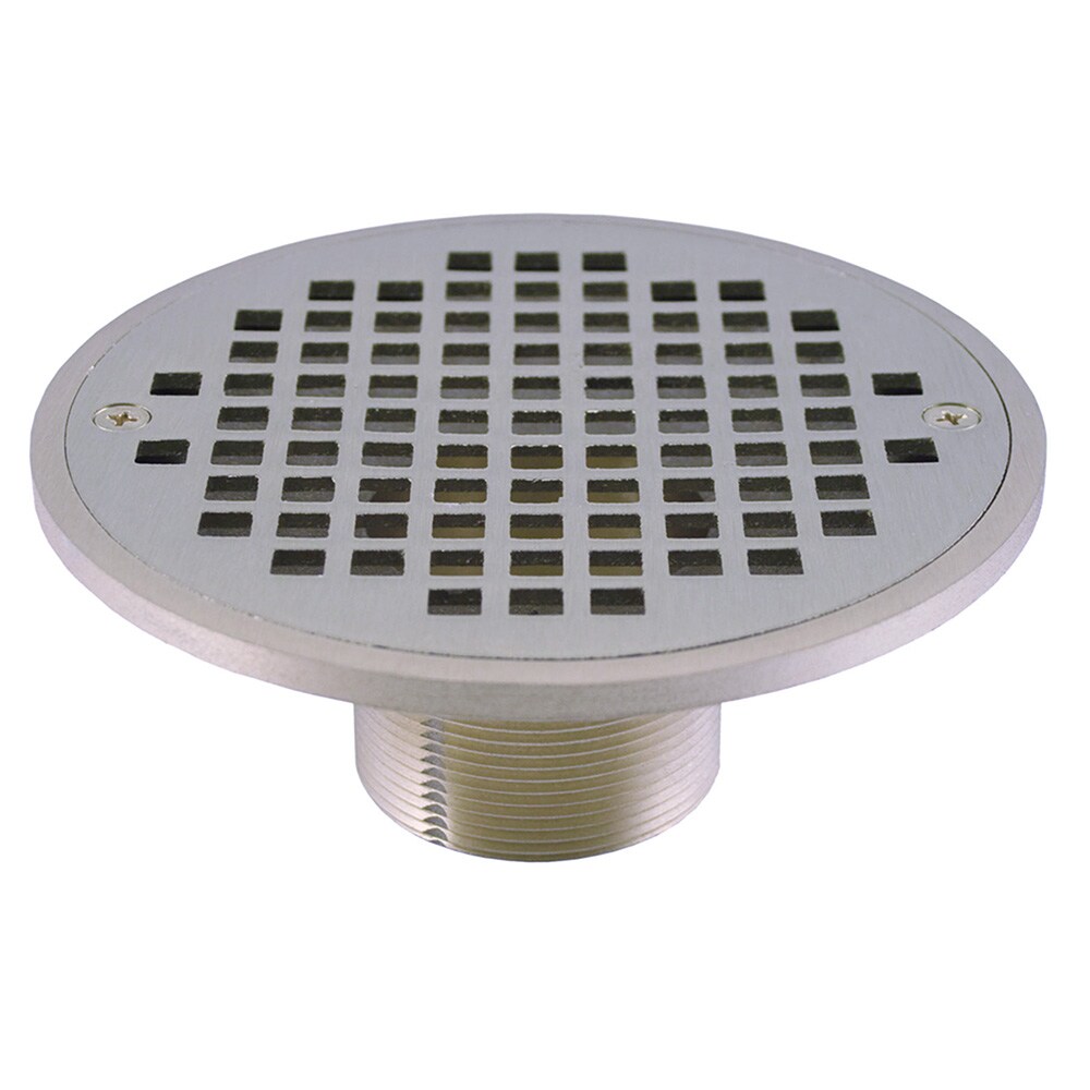 Square Shower Drain Cover with Round Strainer