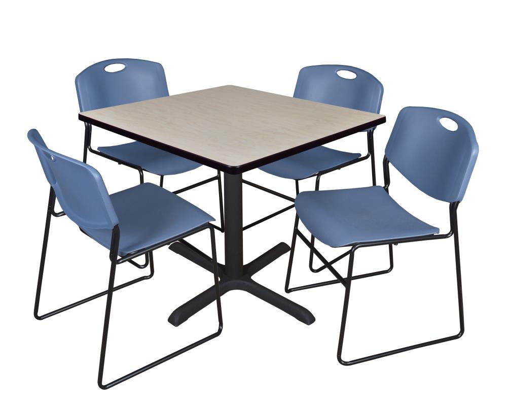 Regency TB3636PL44BE Breakroom Off-white 4-Person Training Table (36-in W x 29-in H)