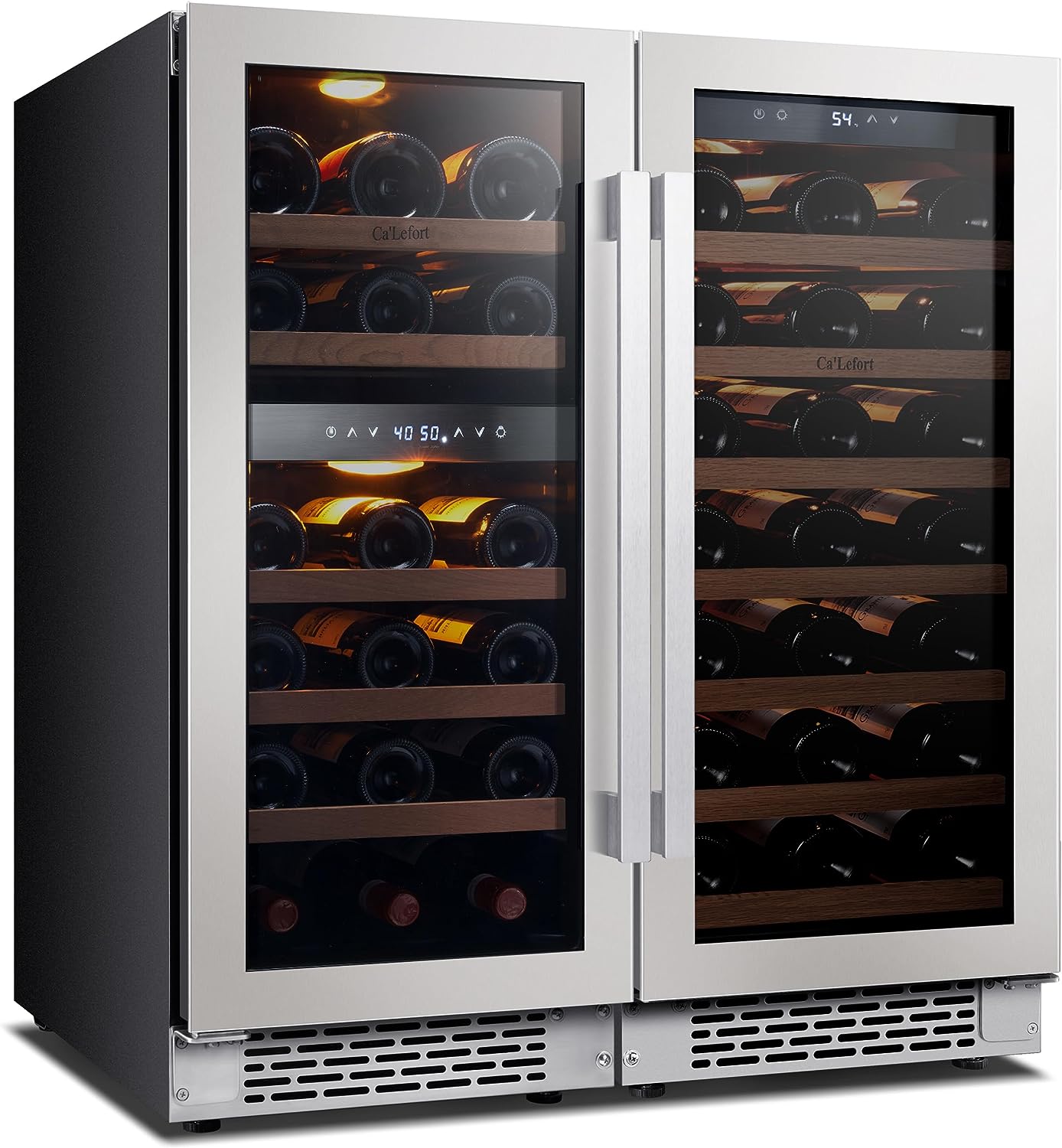 Summit Appliance Shallow Depth 15 in. 23-Bottle Wine and 40-Can