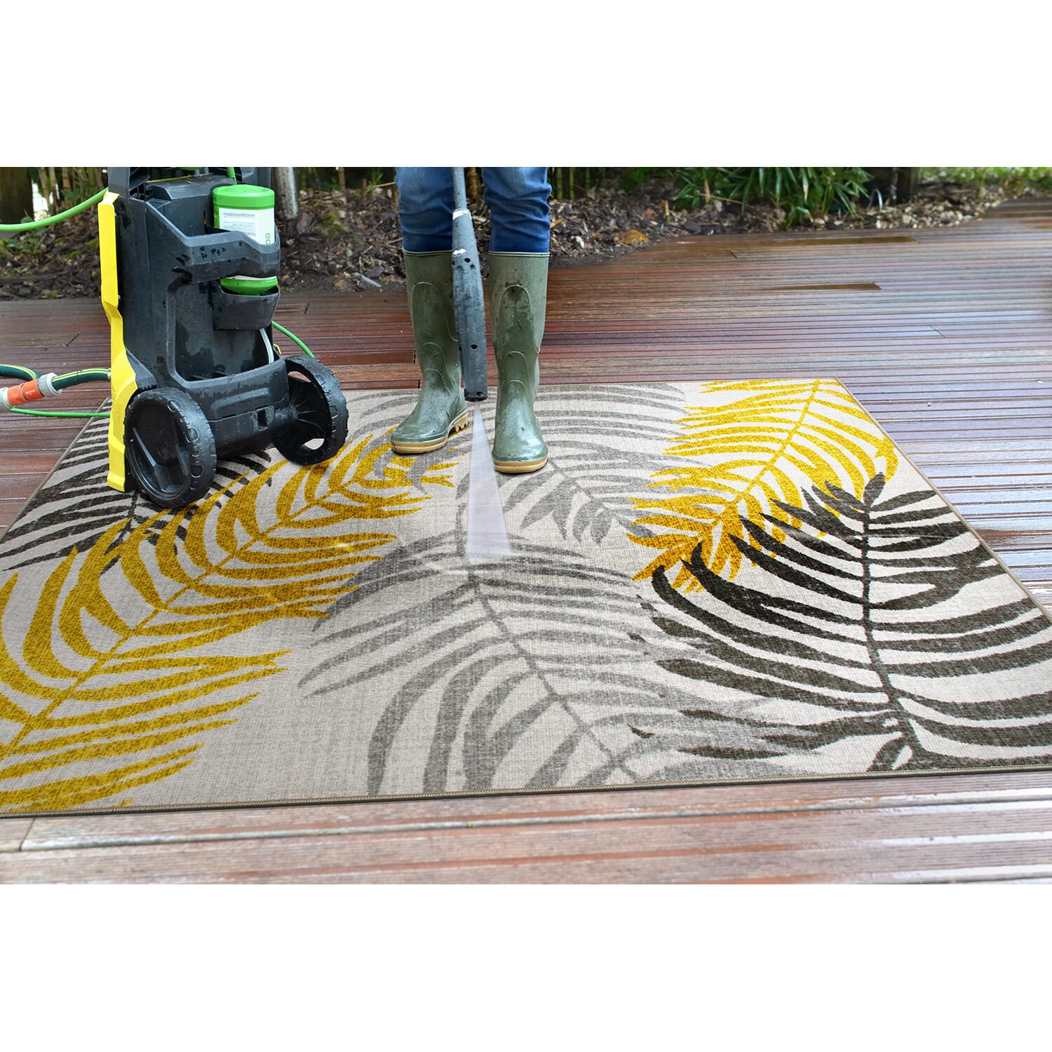 World Rug Gallery 9010YELLOW5X7 rugs - View #11