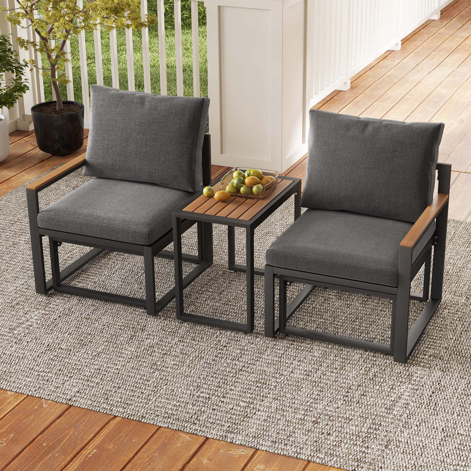 Costway HCST01685 Patio-Conversation-Sets - View #6