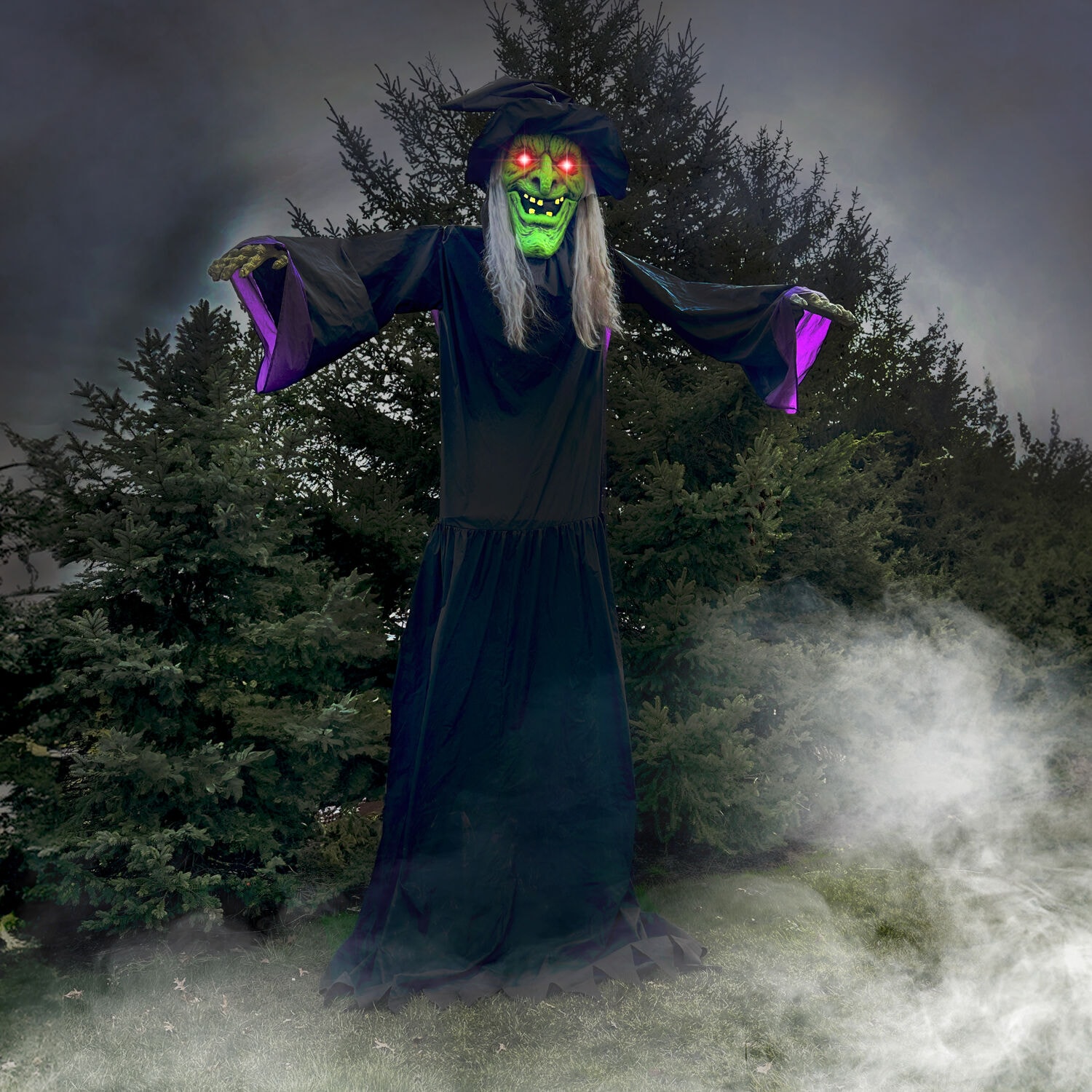 Haunted Hill Farm HHWITCH-48FLSA Halloween-Animatronics - View #8
