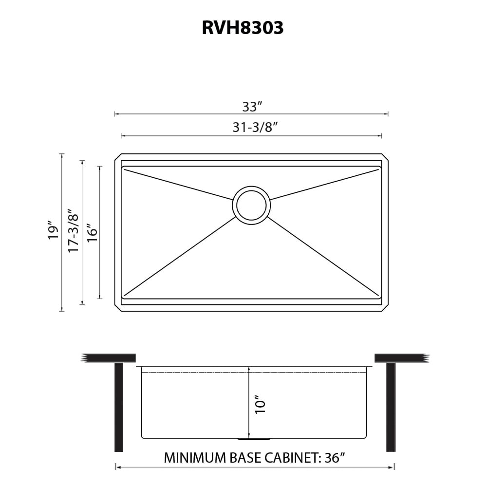 Ruvati RVH8303 Kitchen-Sinks - View #15