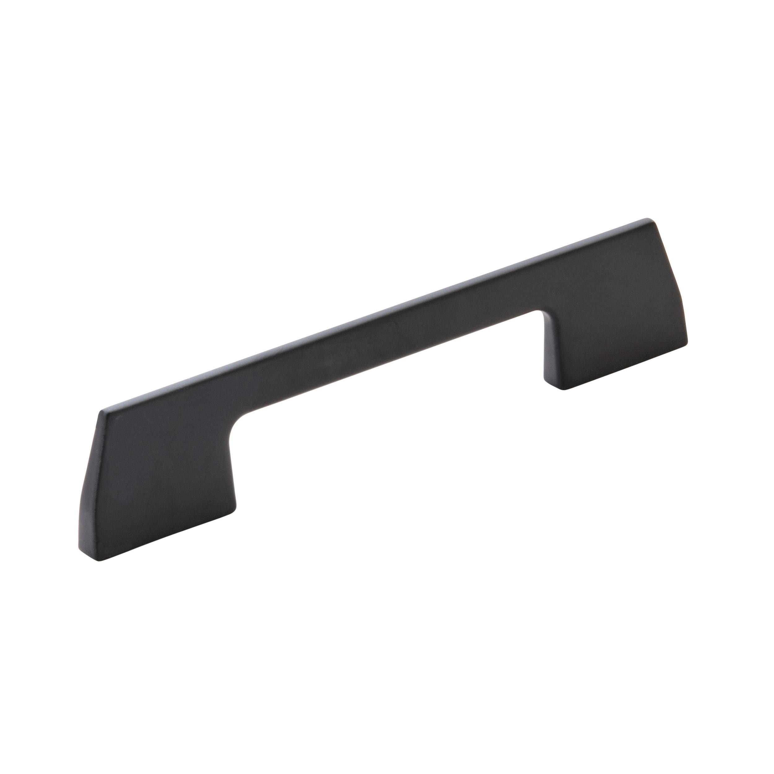 Amerock 10VMP37300MB Angle 3-3/4-in , 96mm Center to Center Matte Black Arch Handle Drawer Pulls 10 -Pack