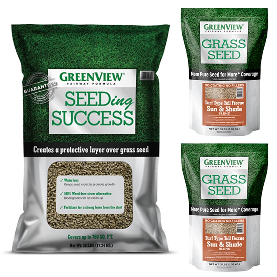 Shop Greenview Fairway Formula Turf Type Tall Fescue Sun And Shade Grass Seed With Seeding Success 5016