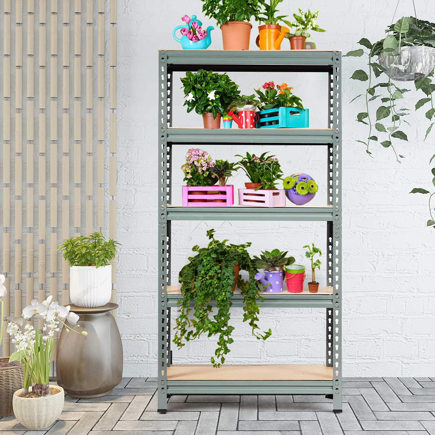 Costway CSHY001006 Free-Standing-Shelving - View #10