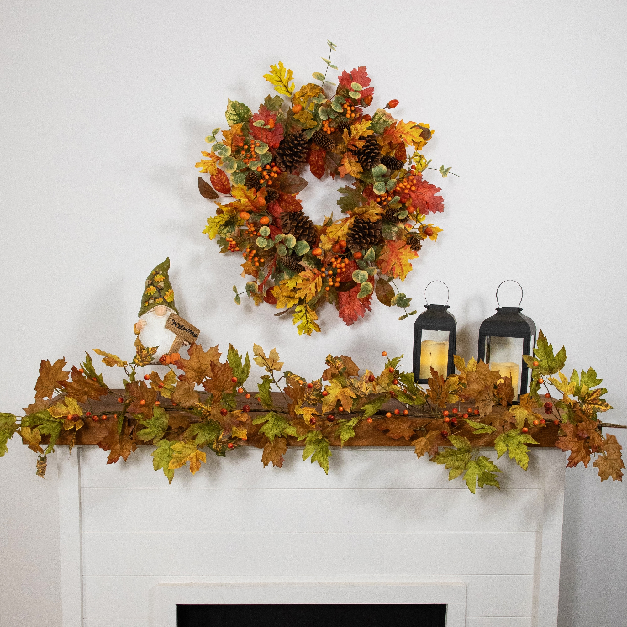 Northlight 35762345 Artificial-Thanksgiving-Wreaths - View #2
