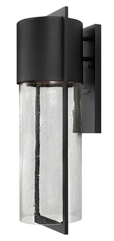 Hinkley 1004SI-LV Coastal Elements Republic LED 16 inch Satin Nickel Outdoor  Wall Mount Lantern, Estate Series