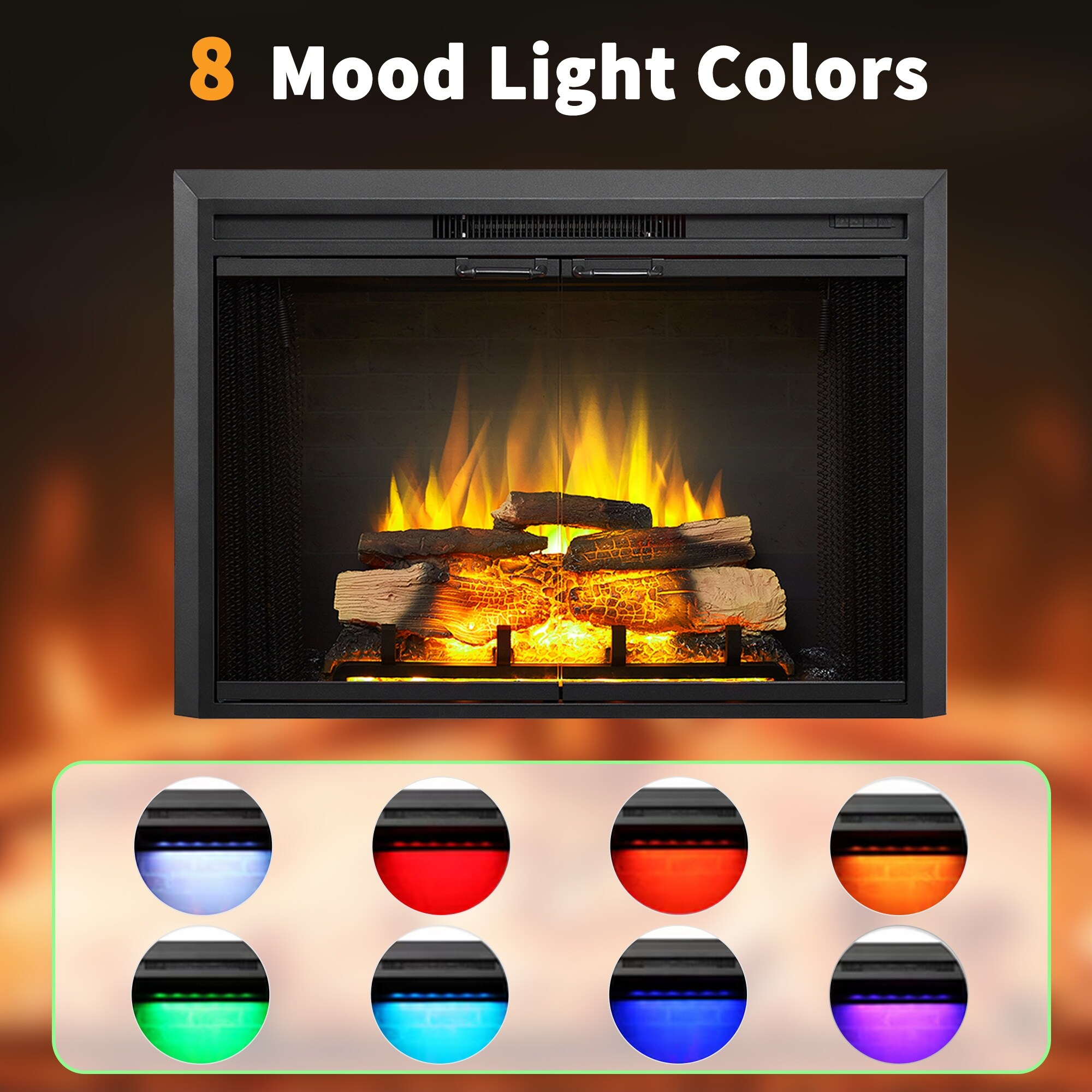 EdenDirect LW-WM60-WH Electric-Fireplaces - View #4