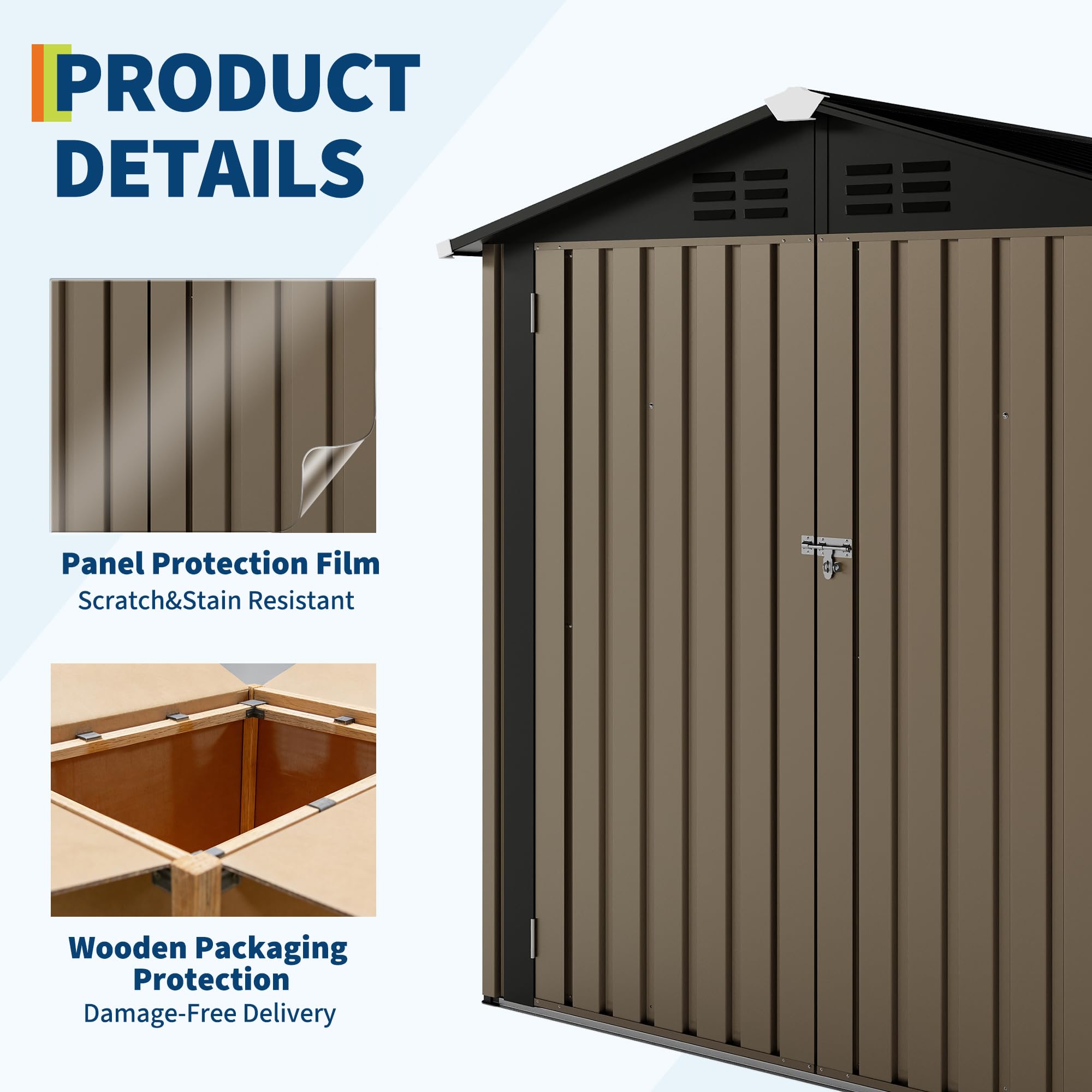 Garvee LYU01PPG-33AJBPAS Metal-Storage-Buildings-Sheds - View #6