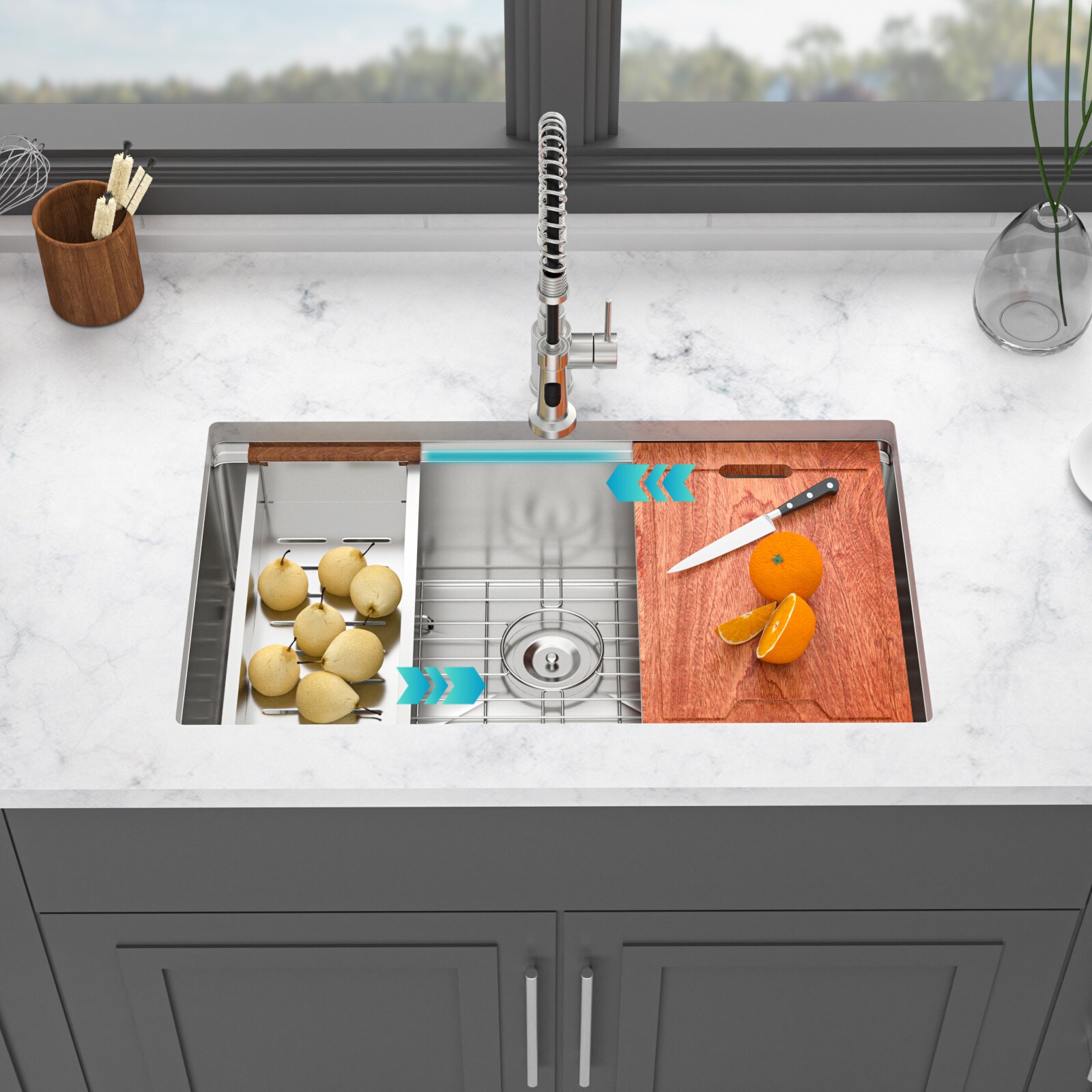 Forclover KCS-P12 Kitchen-Sinks - View #9