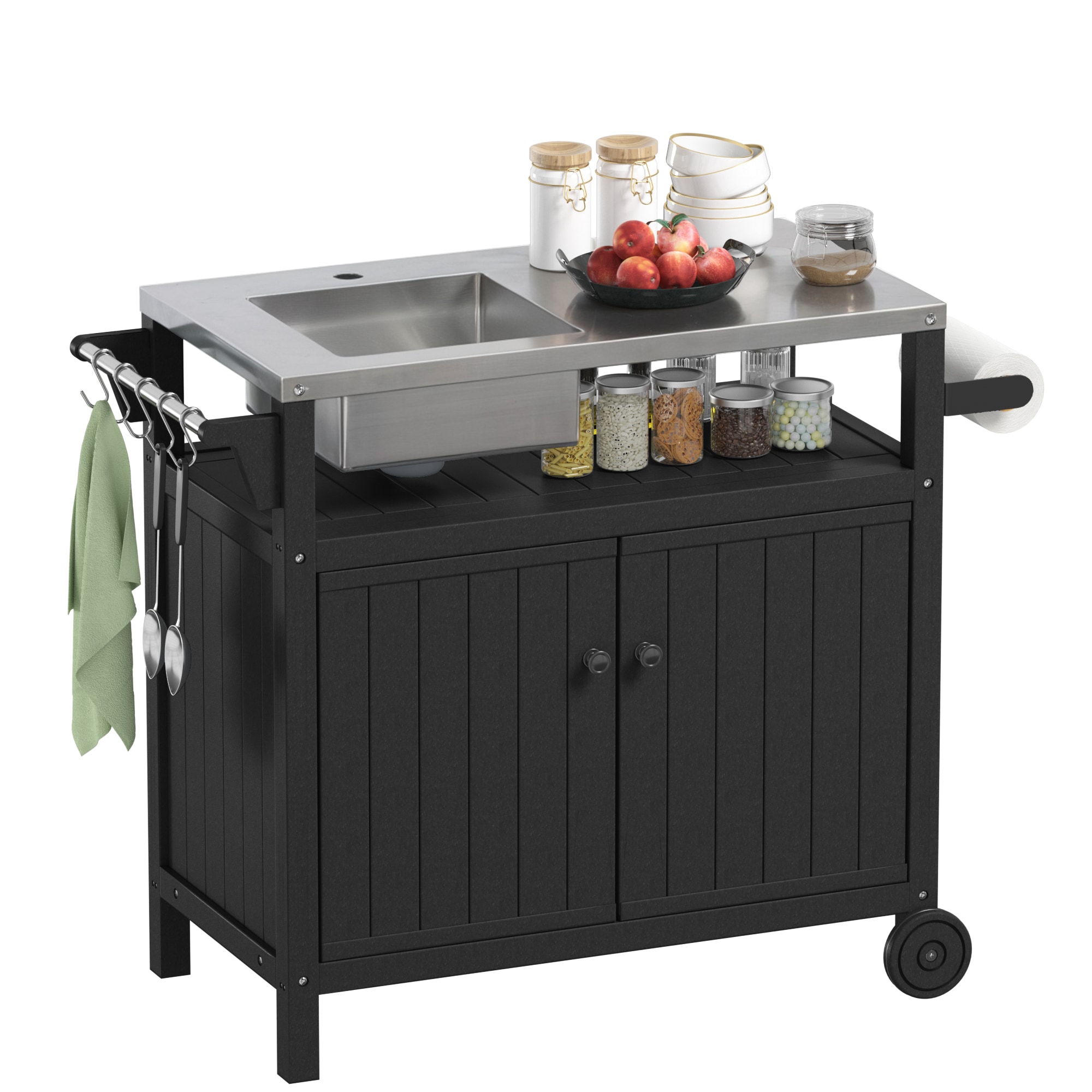 Poly furniture DC-SS06-BK Grill-Carts-Grill-Stands - View #9